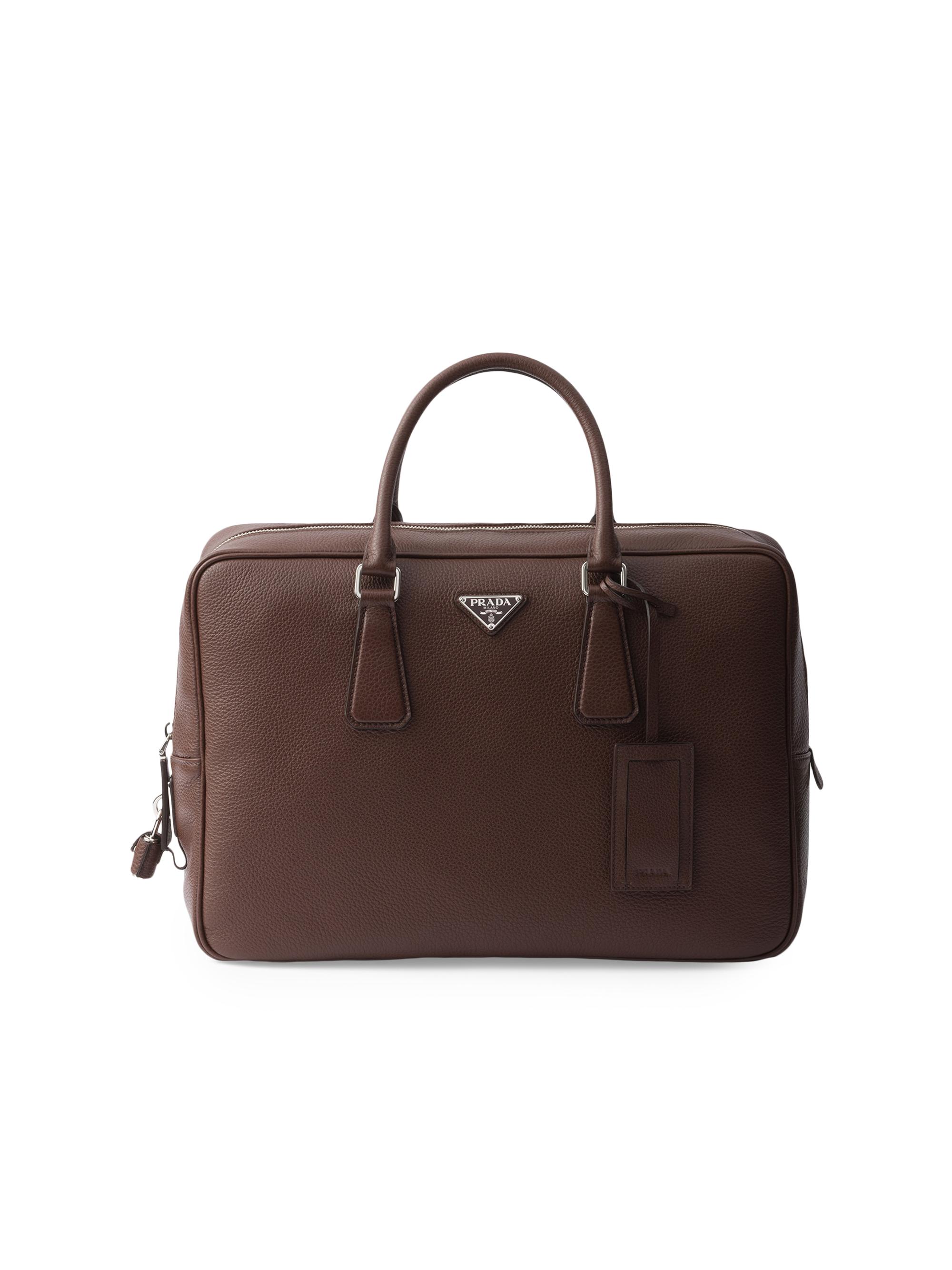 Prada Re-Nylon and Saffiano Leather Briefcase | Saks Fifth