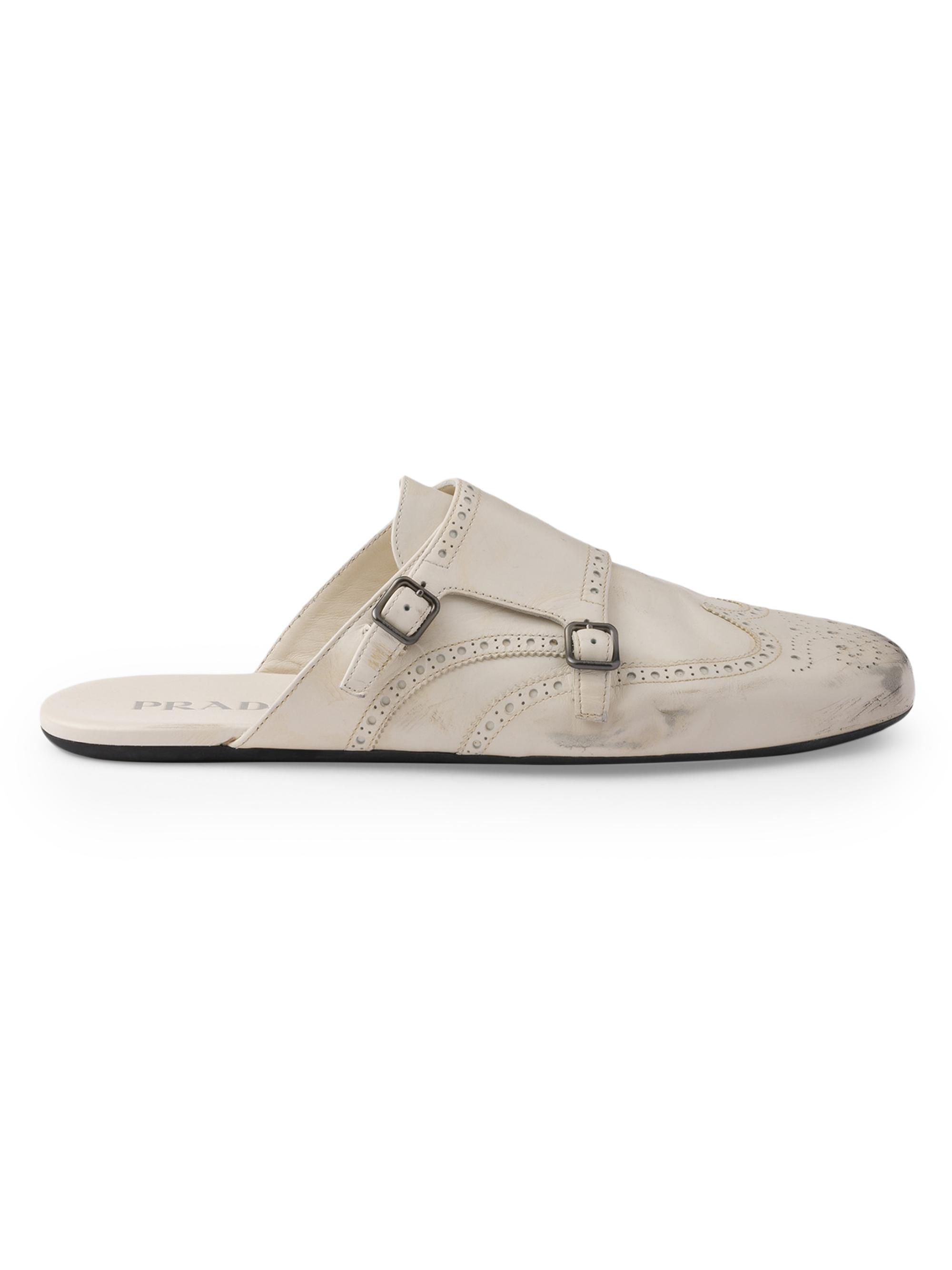 靴 PRADA Python Leather Strap Mules Python mules Prada Pink size 40 EU in Python - 42404589