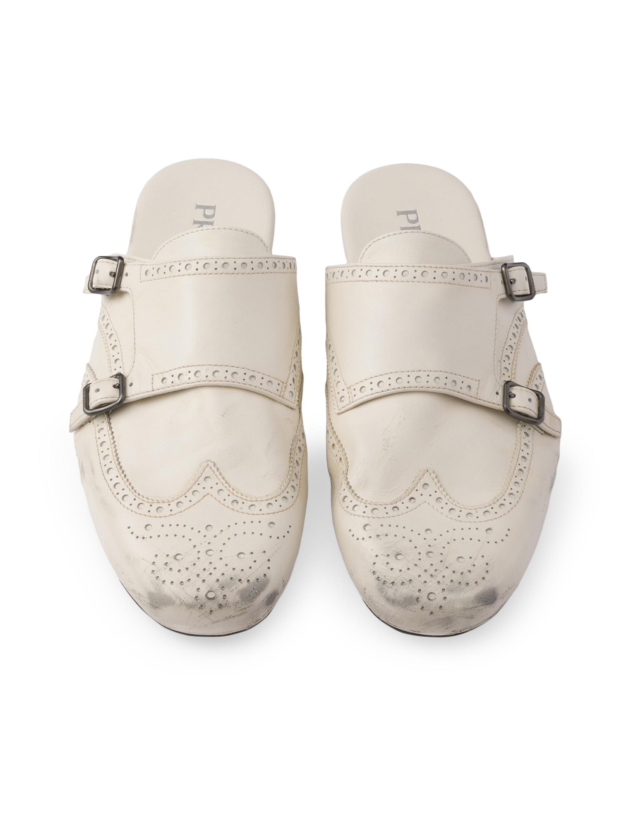 靴 PRADA Python Leather Strap Mules Python mules Prada Pink size 40 EU in Python - 42404589