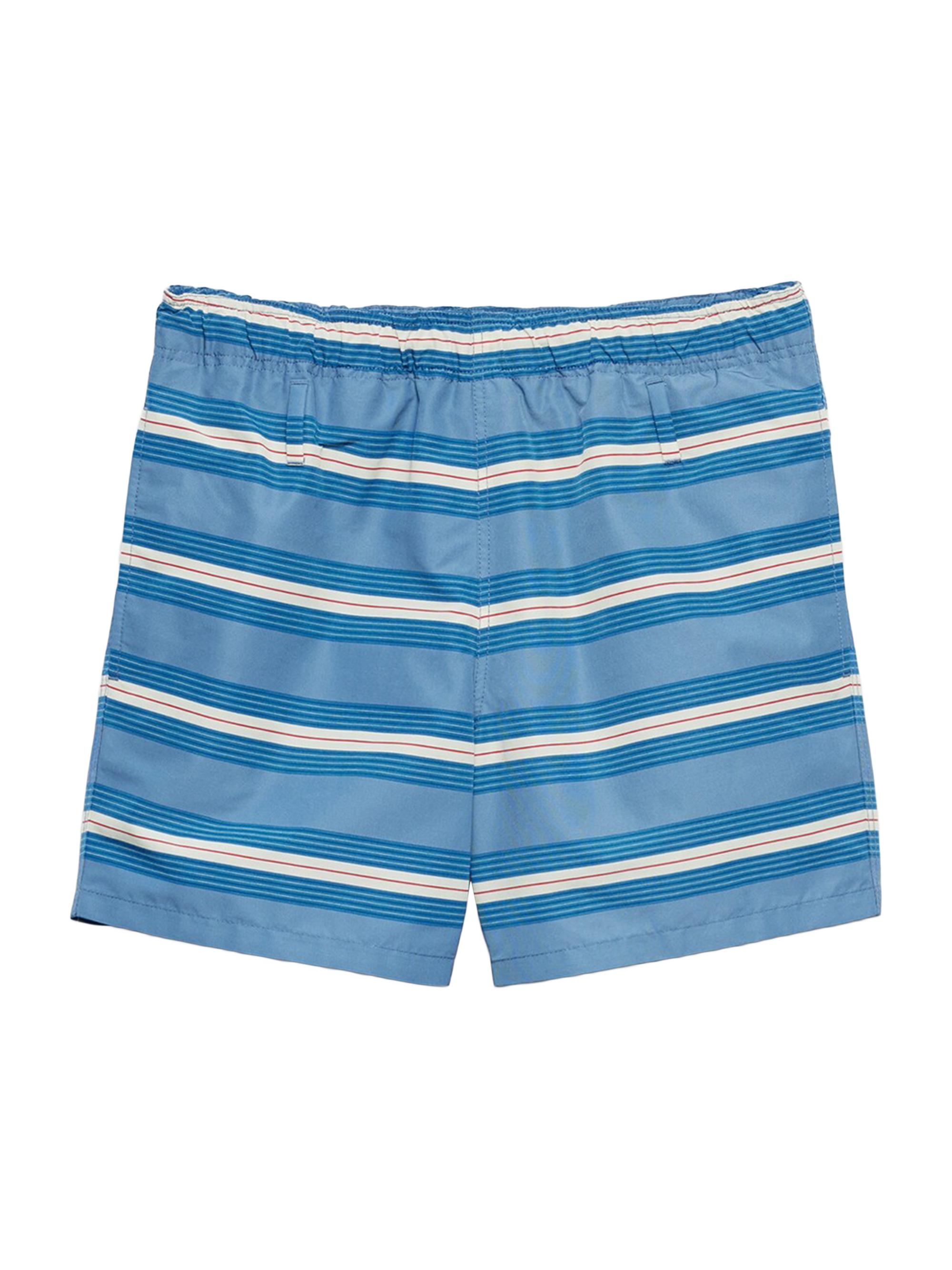 Prada Men's Technical Fabric Swim Trunks - Blue