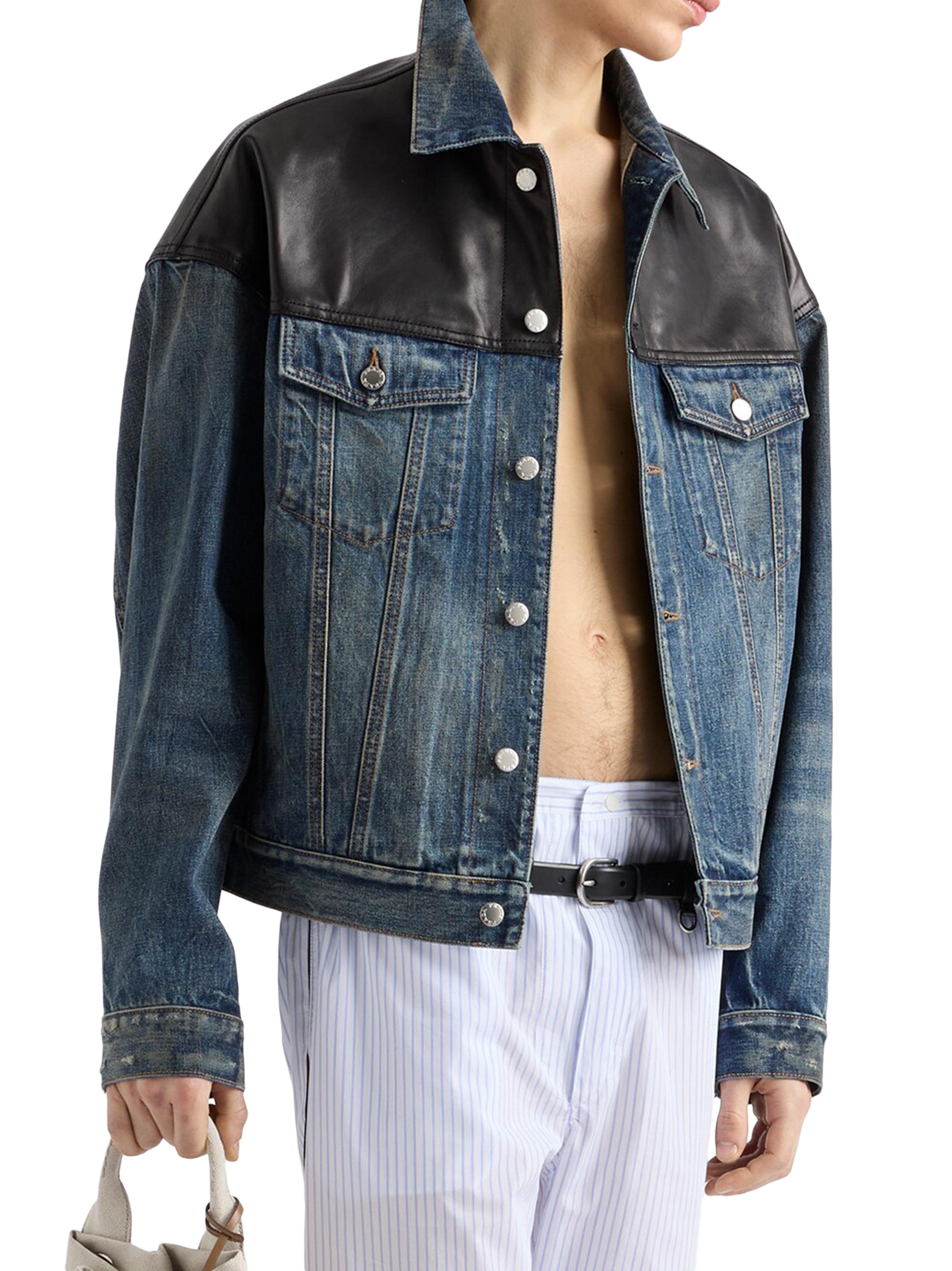 Prada Denim Jacket | Saks Fifth Avenue