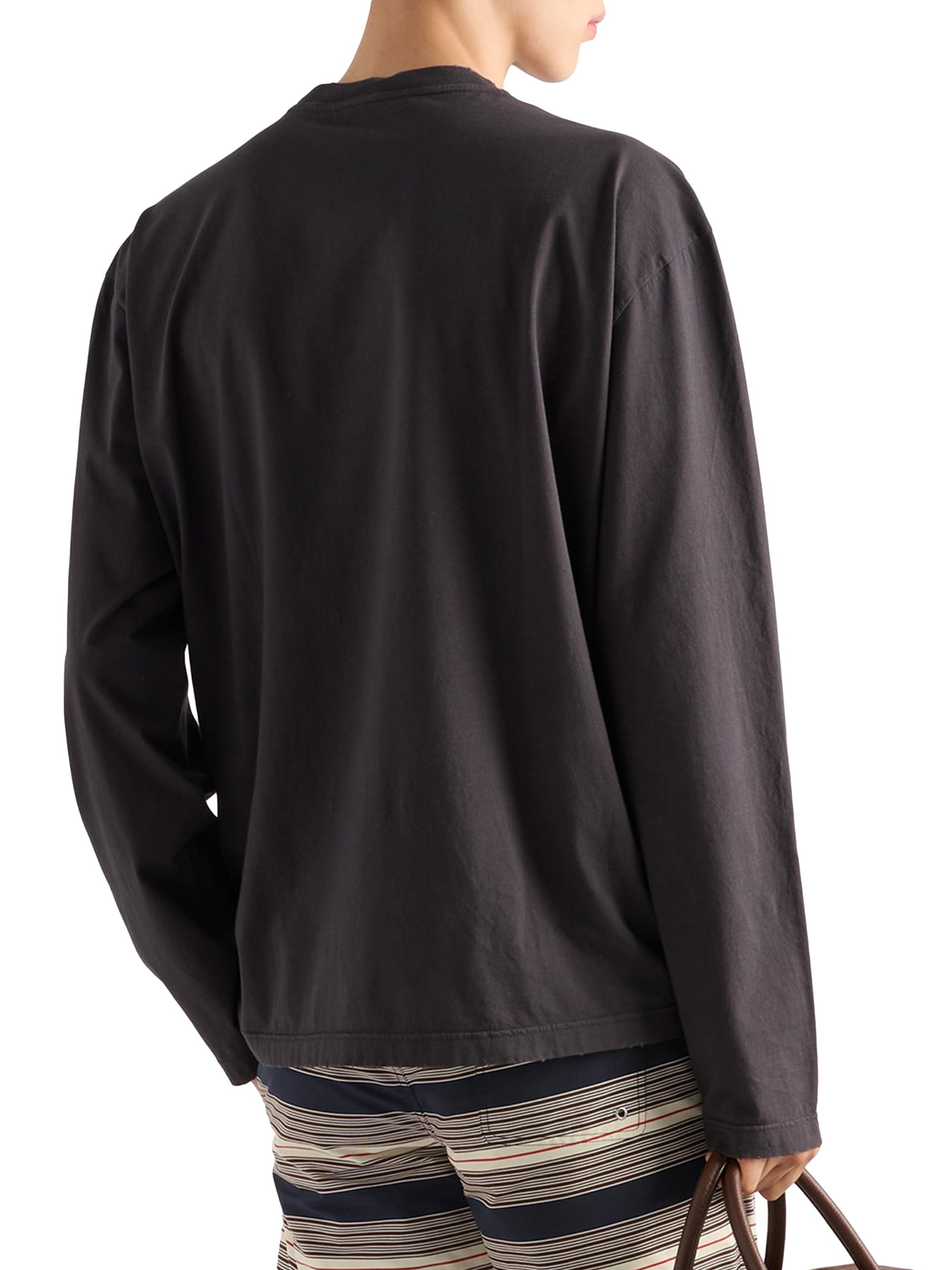 トップス 90s prada long tee (s) black Prada Long-Sleeved