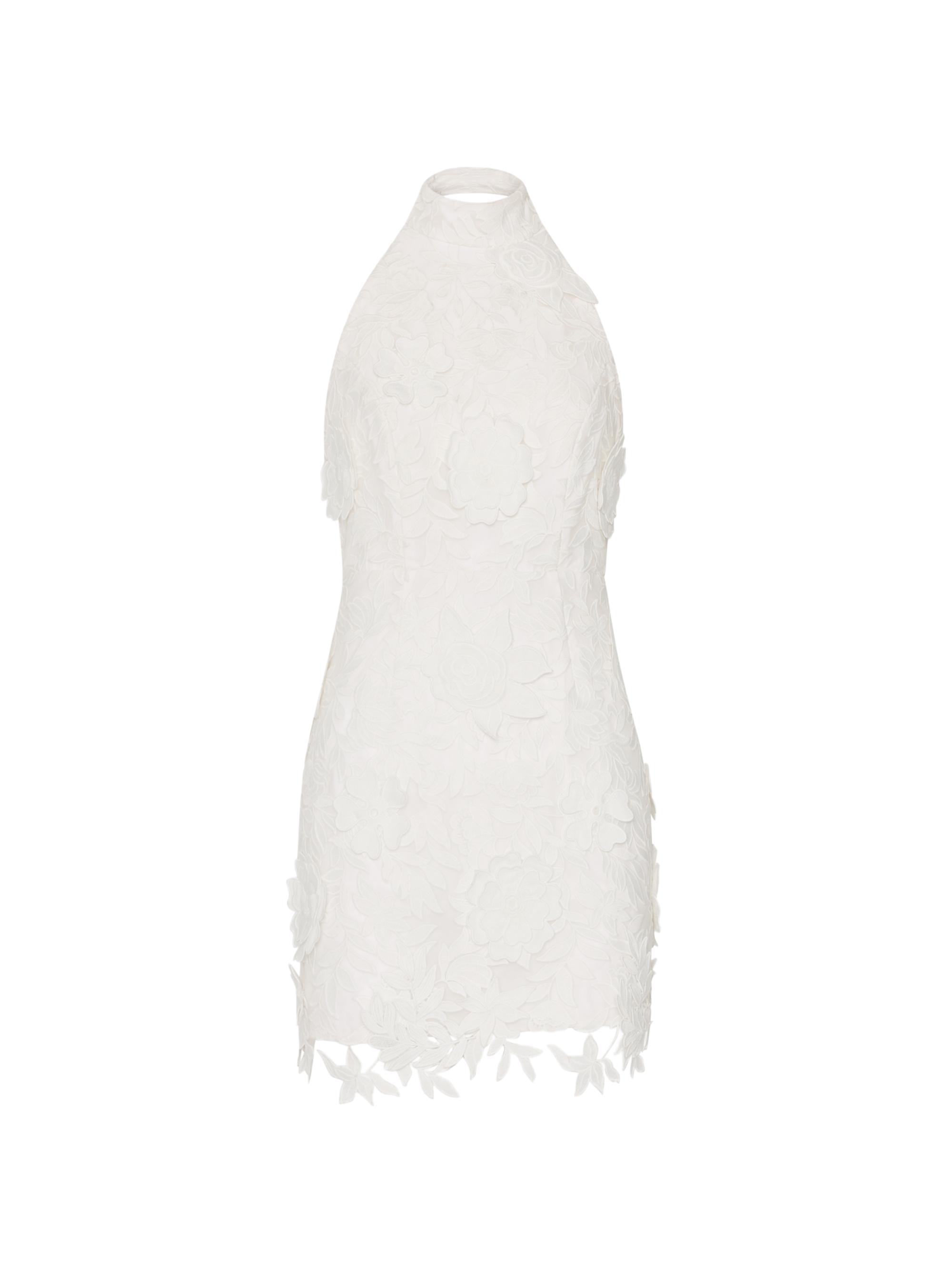 Milly Women's Olivia Rose Trellis Lace Minidress - White