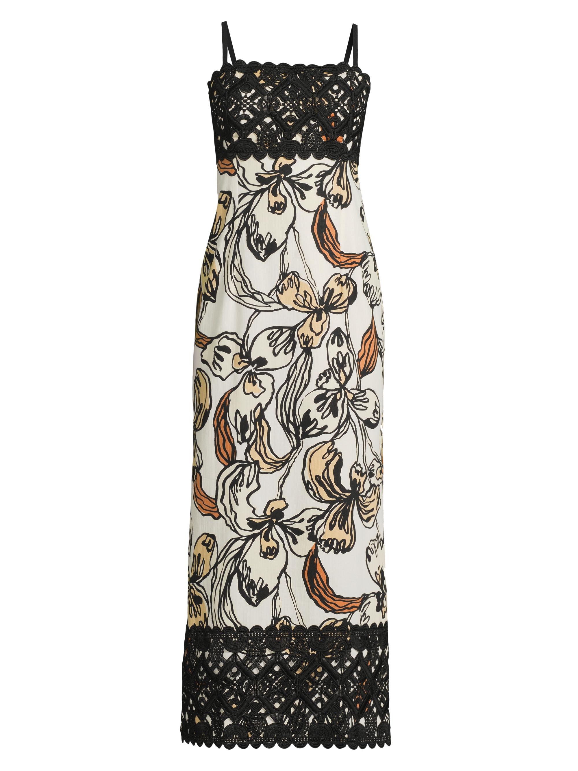 Lilly Pulitzer Women's Vena Iris Printed Maxi Dress - Coconut Oversized Irisistable