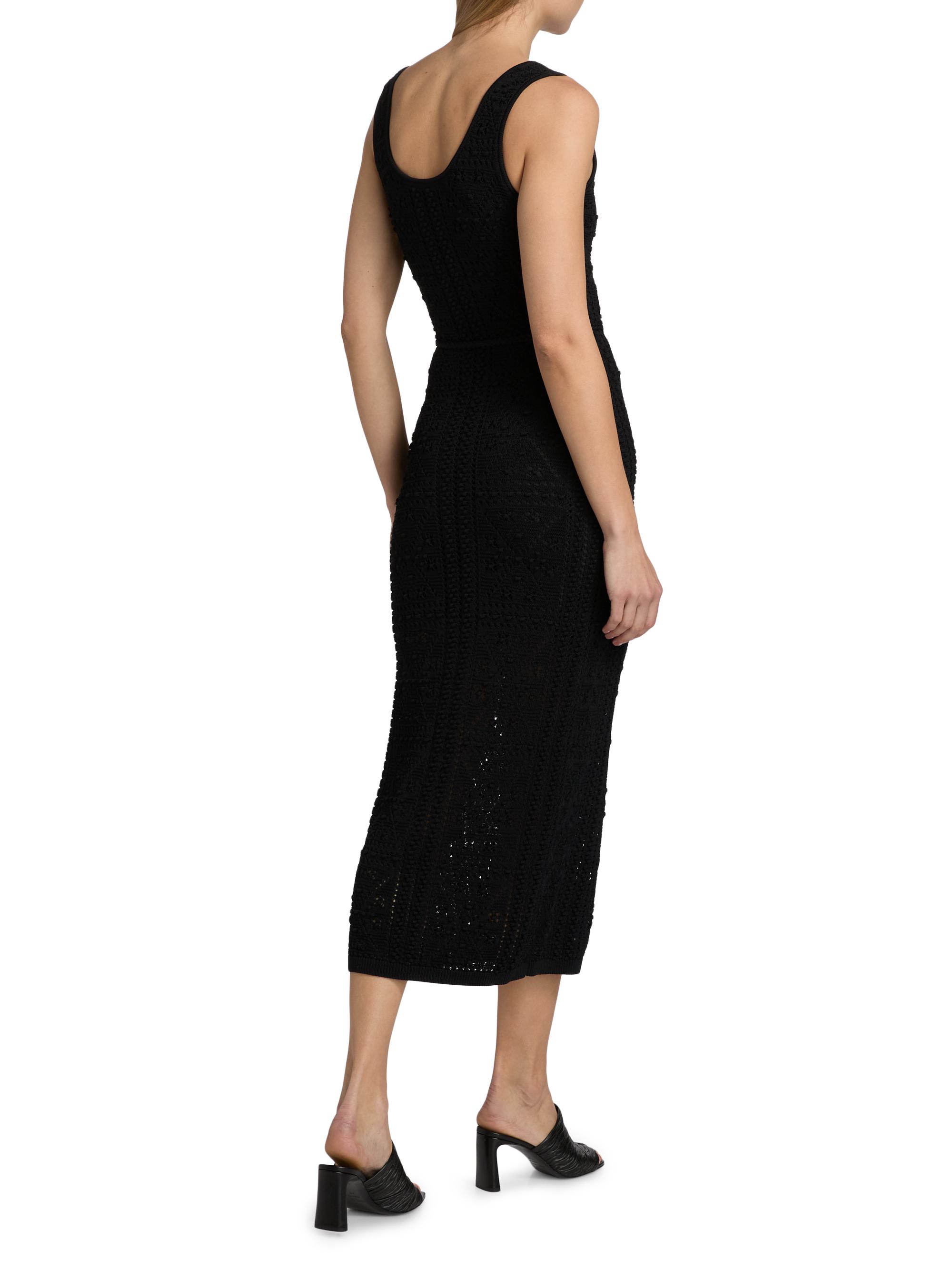 Milly Bubble Pointelle Knit Midi-Dress | Saks Fifth Avenue