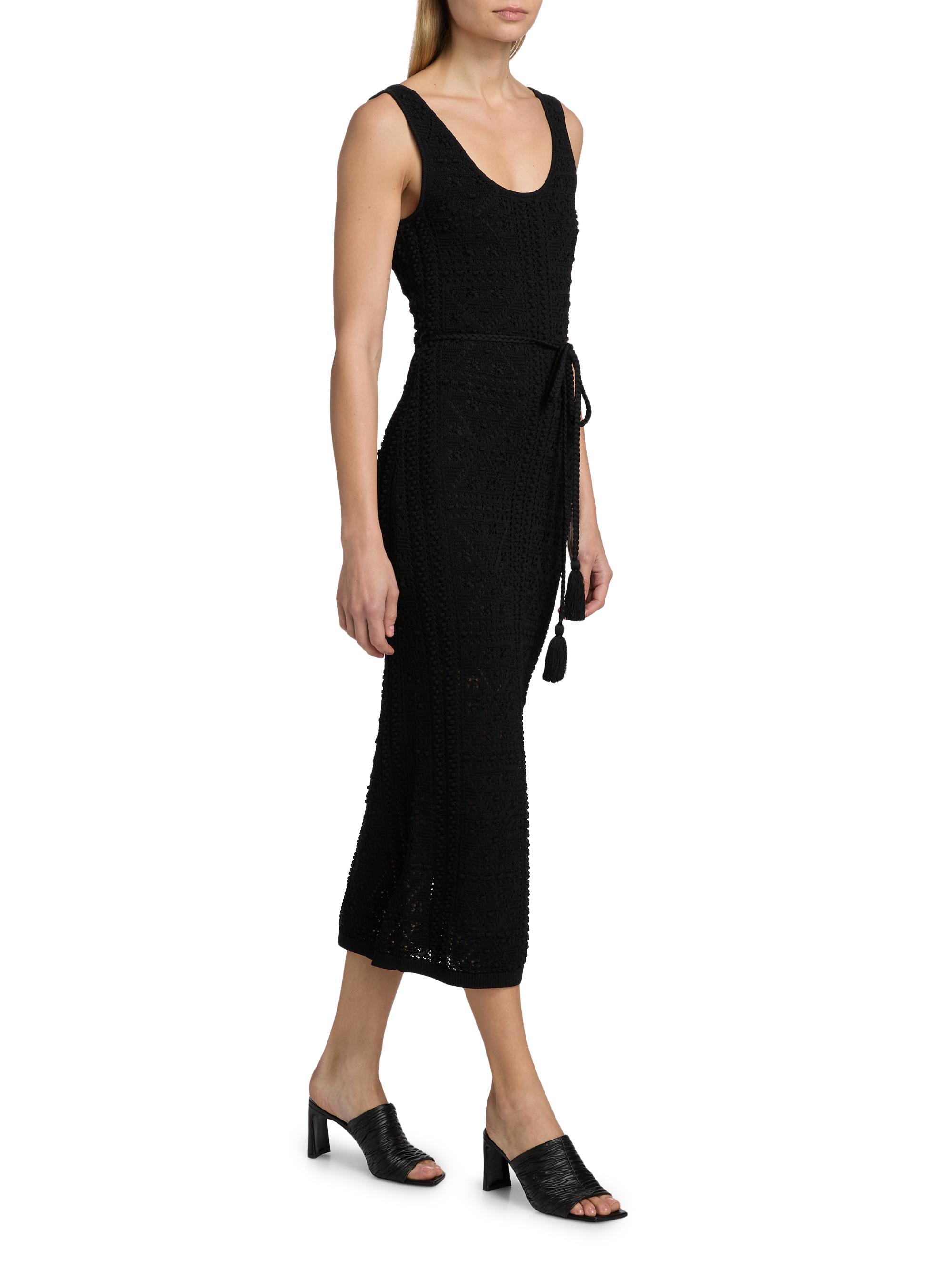 Milly Bubble Pointelle Knit Midi-Dress | Saks Fifth Avenue