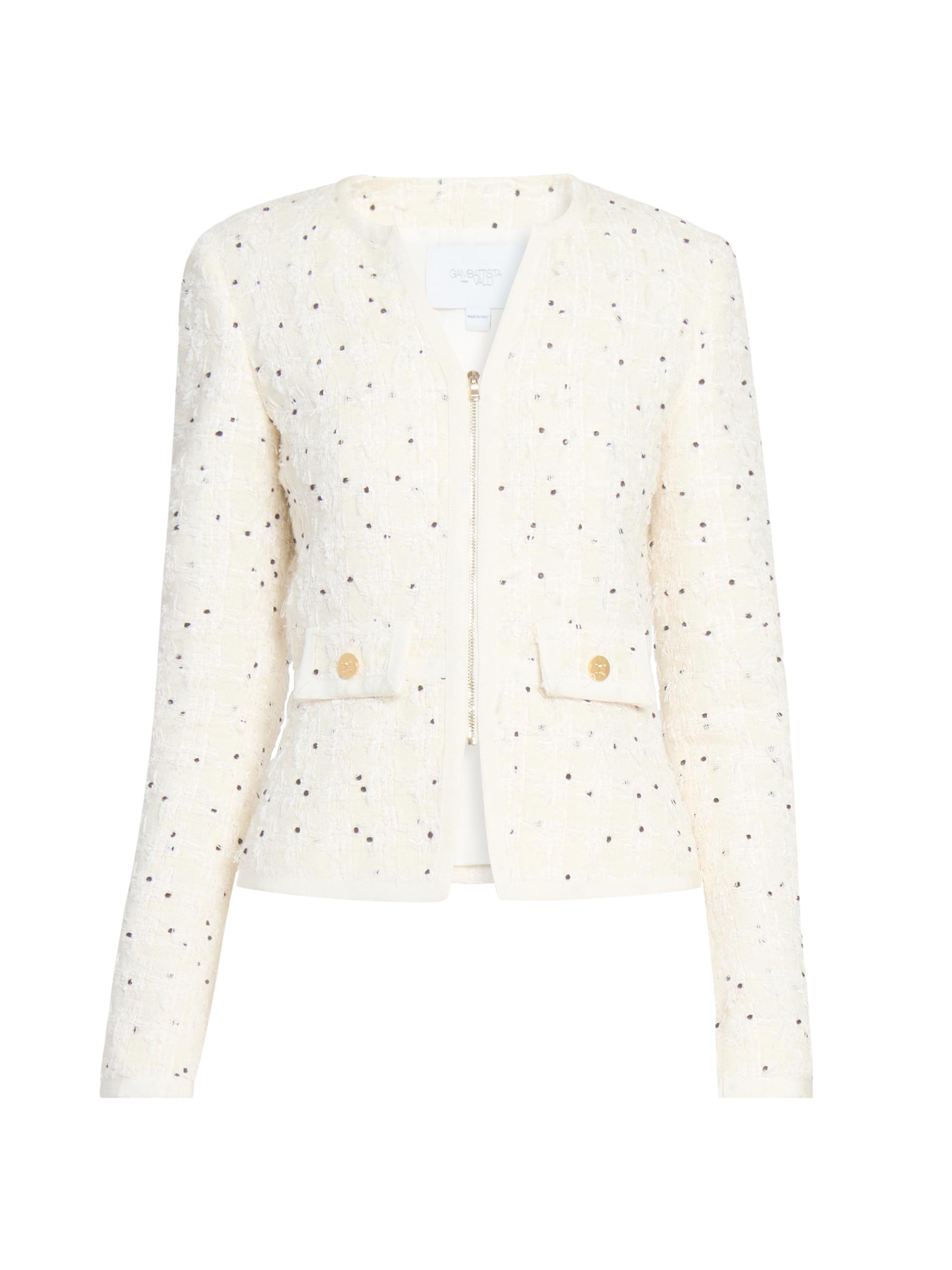 Giambattista Valli Women's Polka Dot Tweed Jacket -