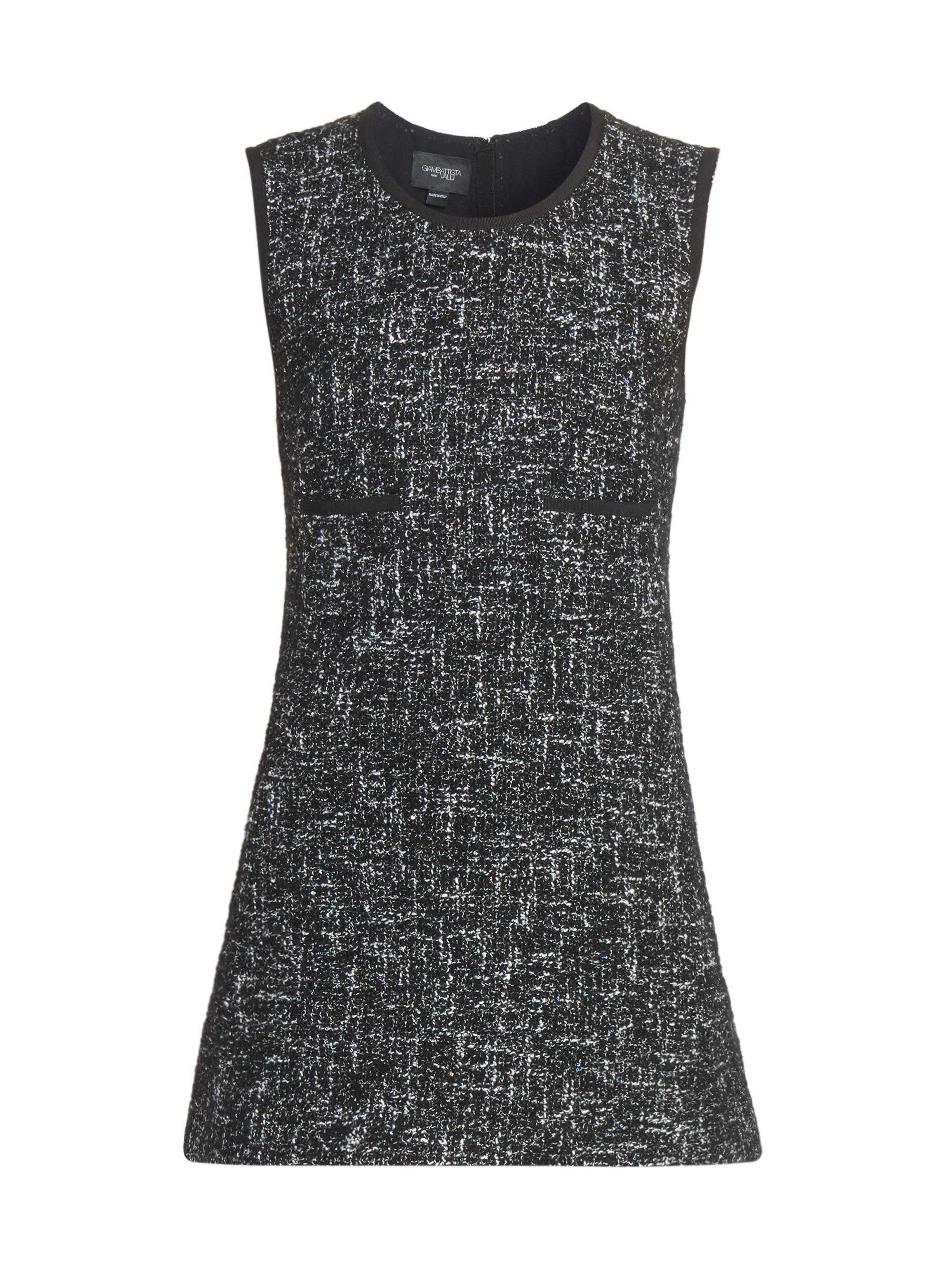 Giambattista Valli Women's Wool-Blend Tweed Minidress - Black