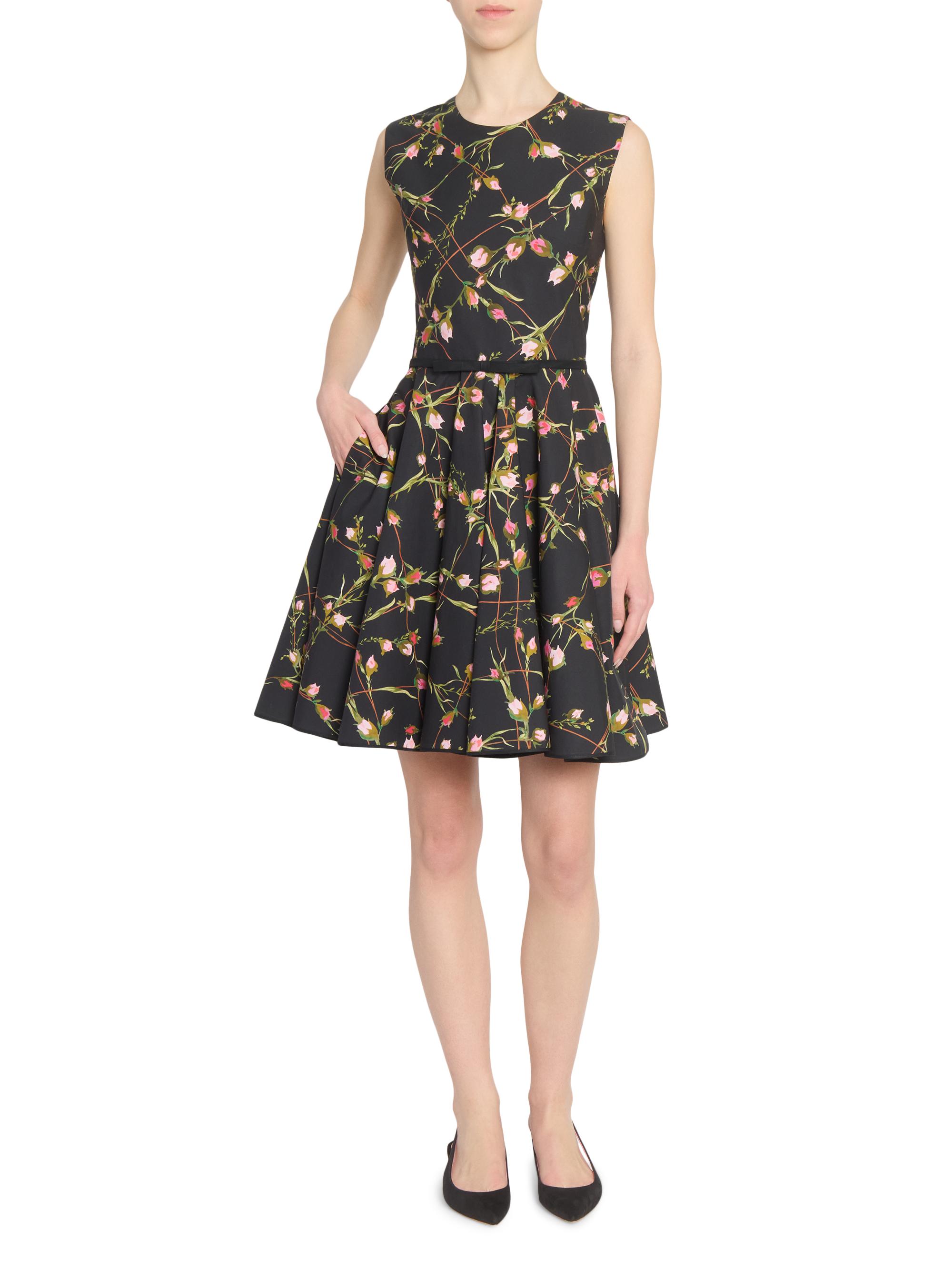 Giambattista Valli ×  フラワーミニドレス Giambattista Valli Floral Cotton Poplin Minidress | Saks