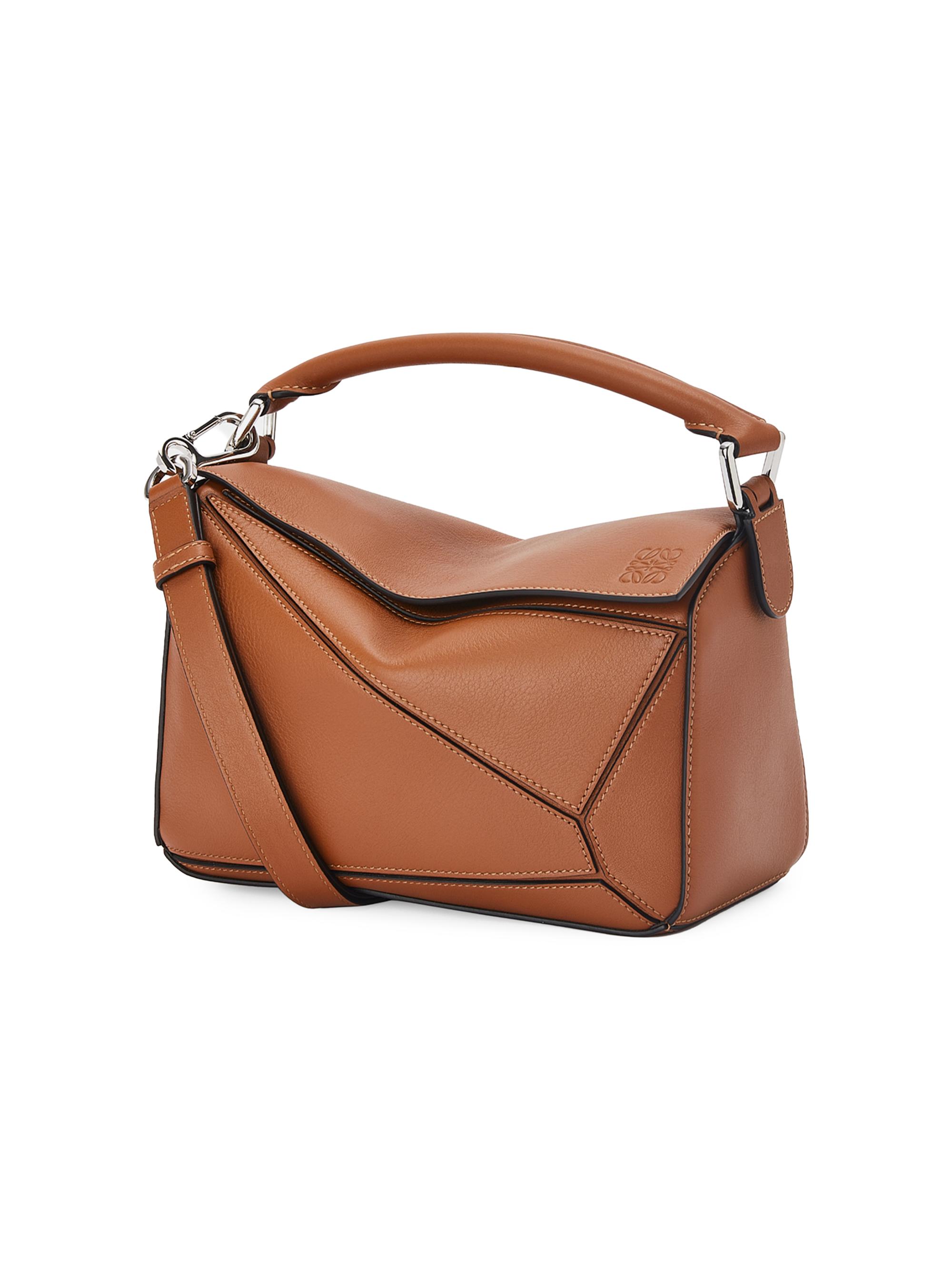 LOEWE Small Puzzle Leather Bag | Saks Fifth Avenue