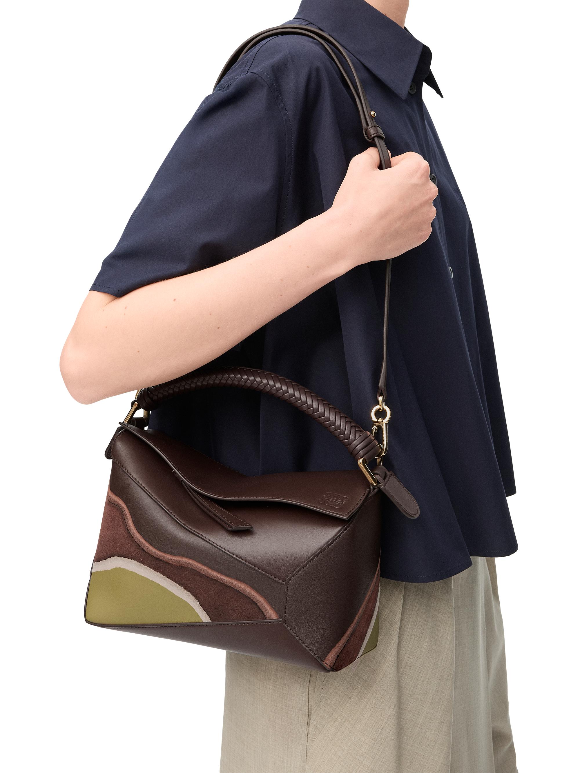 LOEWE Puzzle Edge Landscape Leather Top Handle Bag | Saks Fifth Avenue