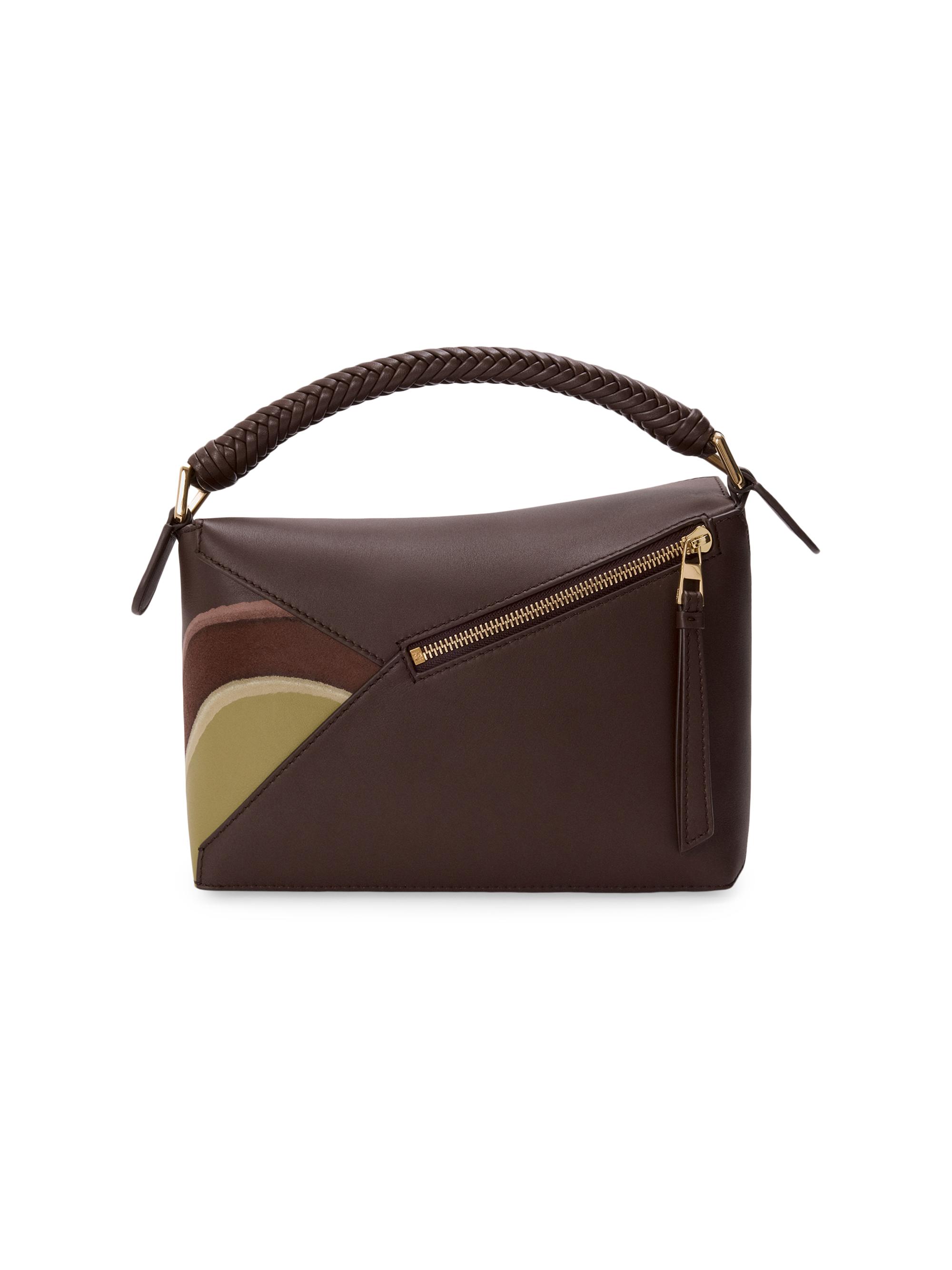 LOEWE Puzzle Edge Landscape Leather Top Handle Bag | Saks Fifth Avenue