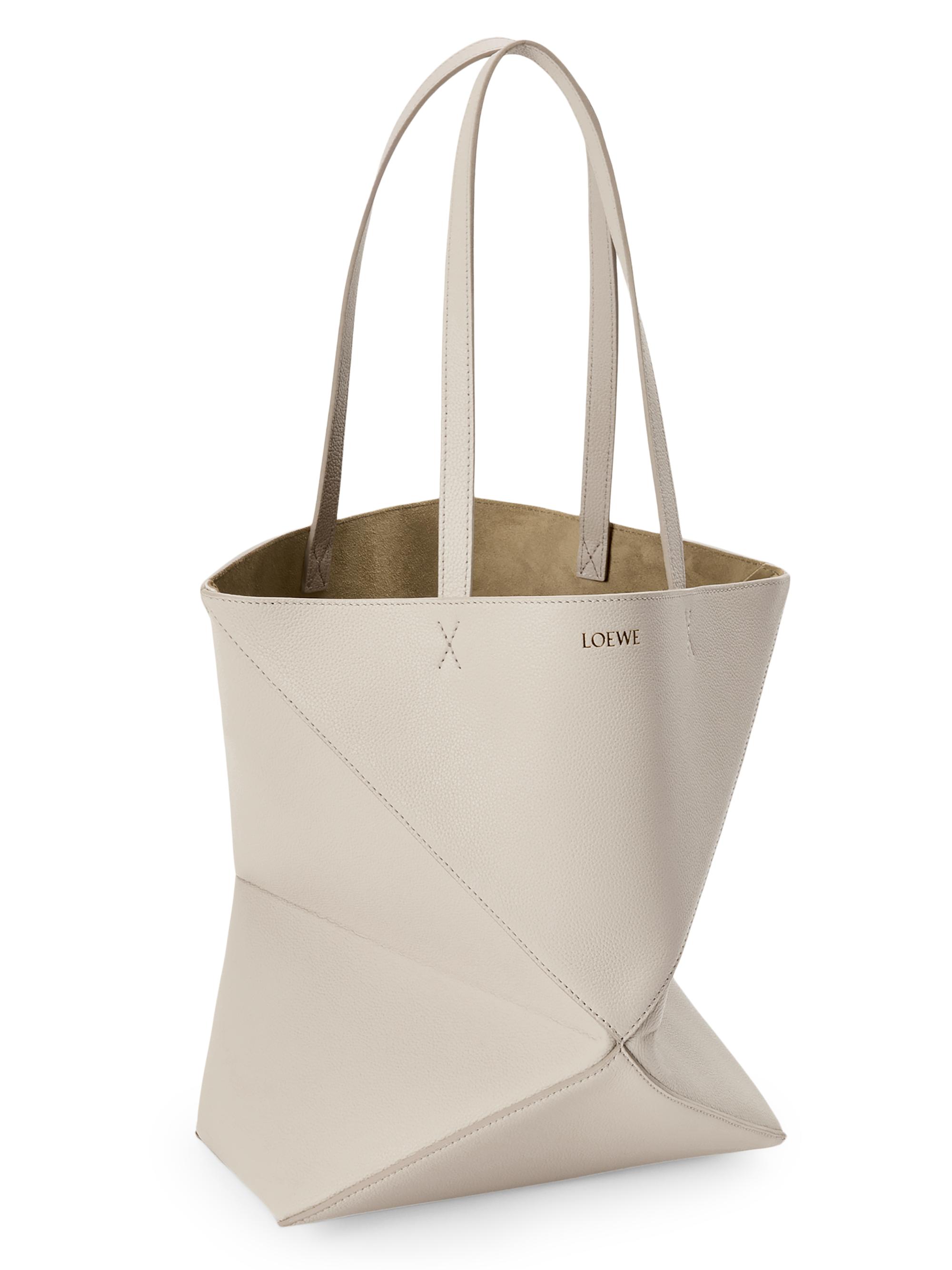 LOEWE Medium Puzzle Fold Grained Leather Tote Bag | Saks Fifth Avenue