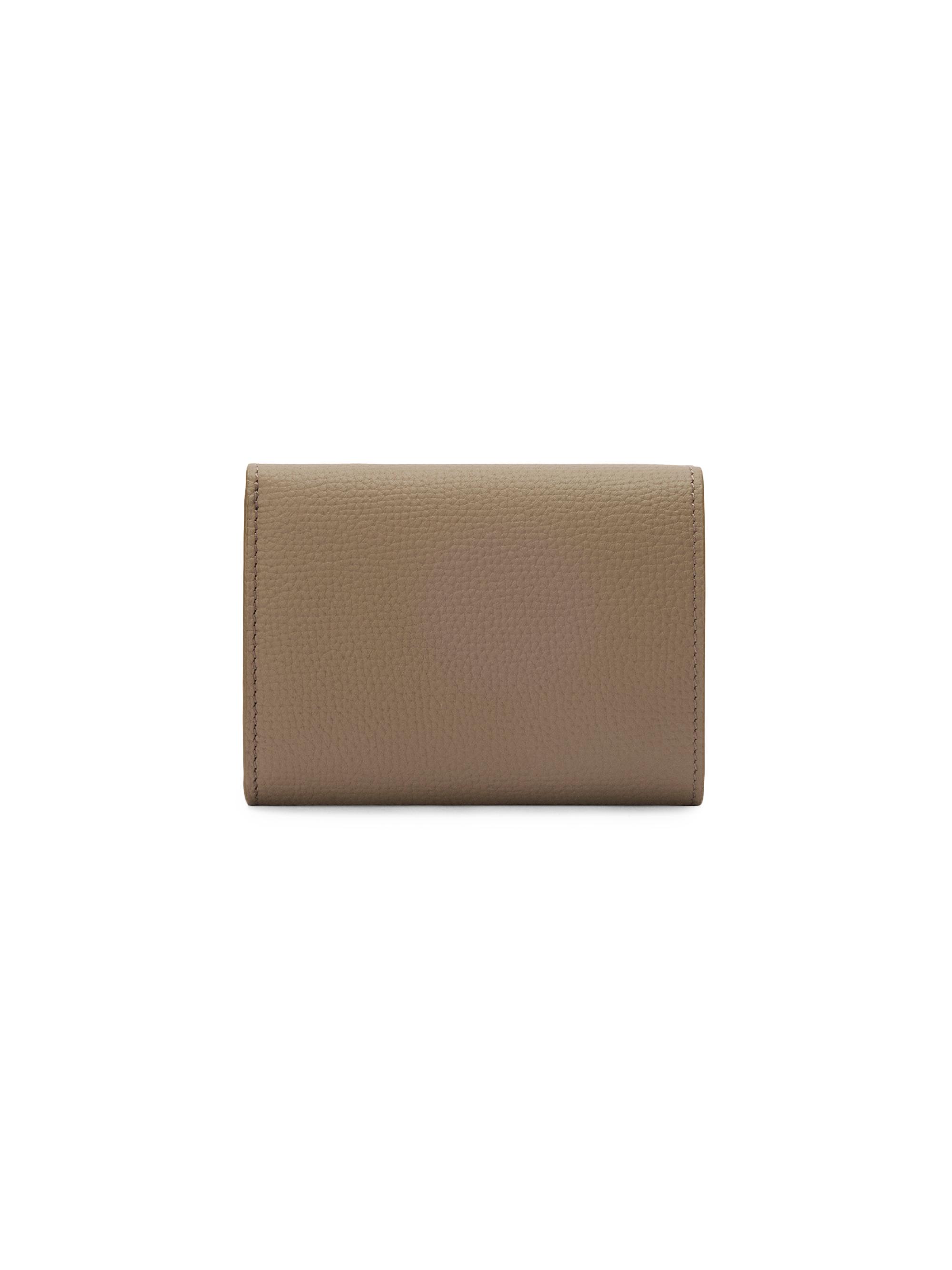 小物 LOEWE TRIFOLD WALLET LIMA PAL Trifold wallet in satin calfskin Brown - LOEWE