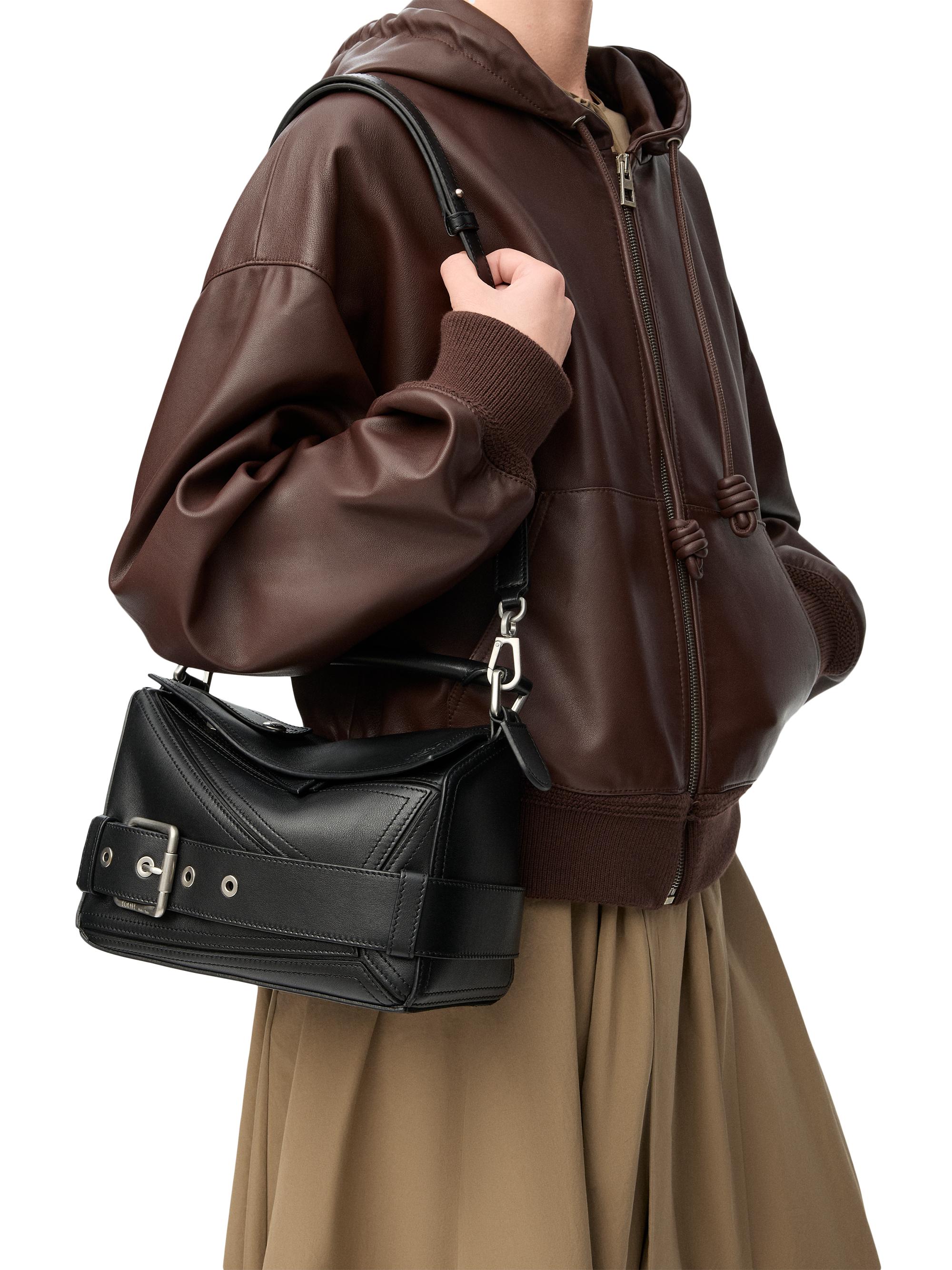 LOEWE Puzzle Biker Leather Top Handle Bag | Saks Fifth Avenue