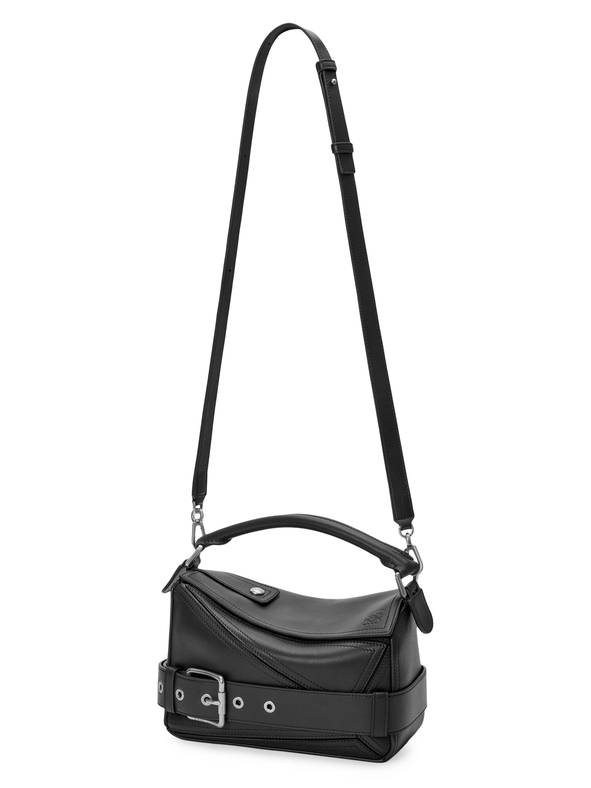 LOEWE Puzzle Biker Leather Top Handle Bag | Saks Fifth Avenue