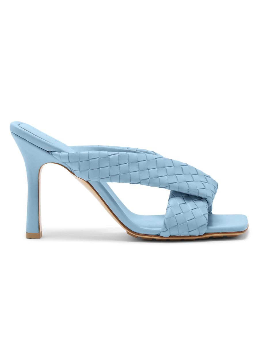 Bottega Veneta Riva 90MM Intrecciato Leather Sandals | Saks