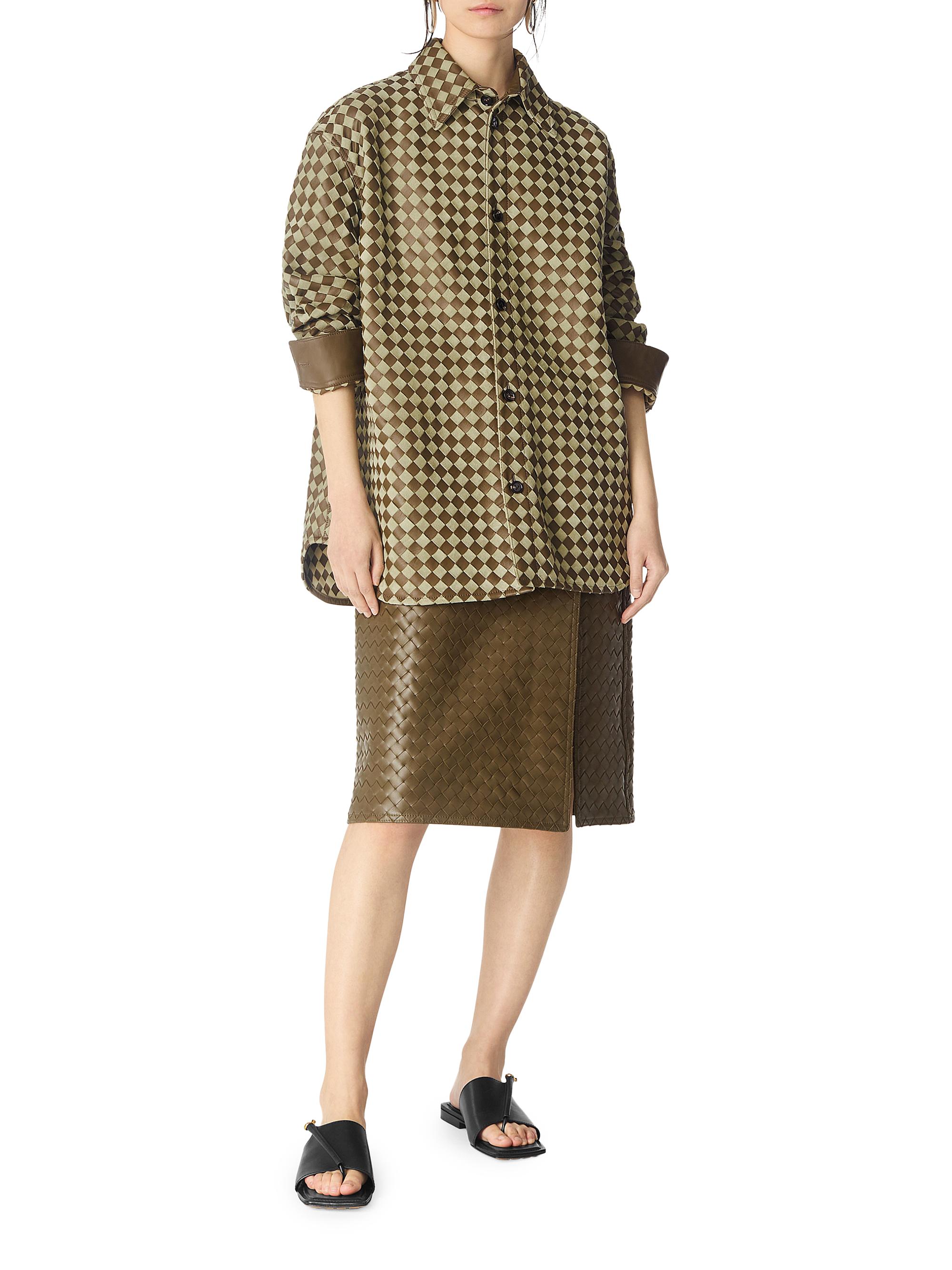 Bottega Veneta Solstice Knot Leather Flat Sandals | Saks Fifth Avenue