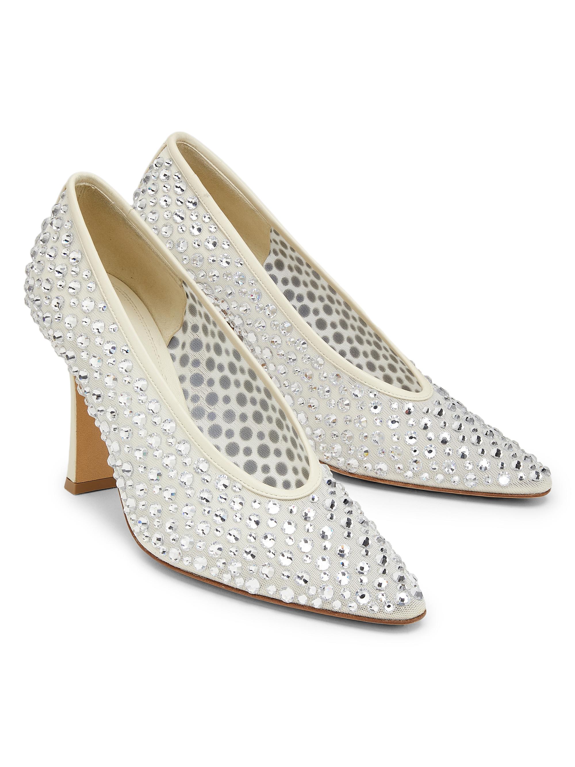 Bottega Veneta Sofia 90MM Crystal-Embellished Leather Pumps | Saks