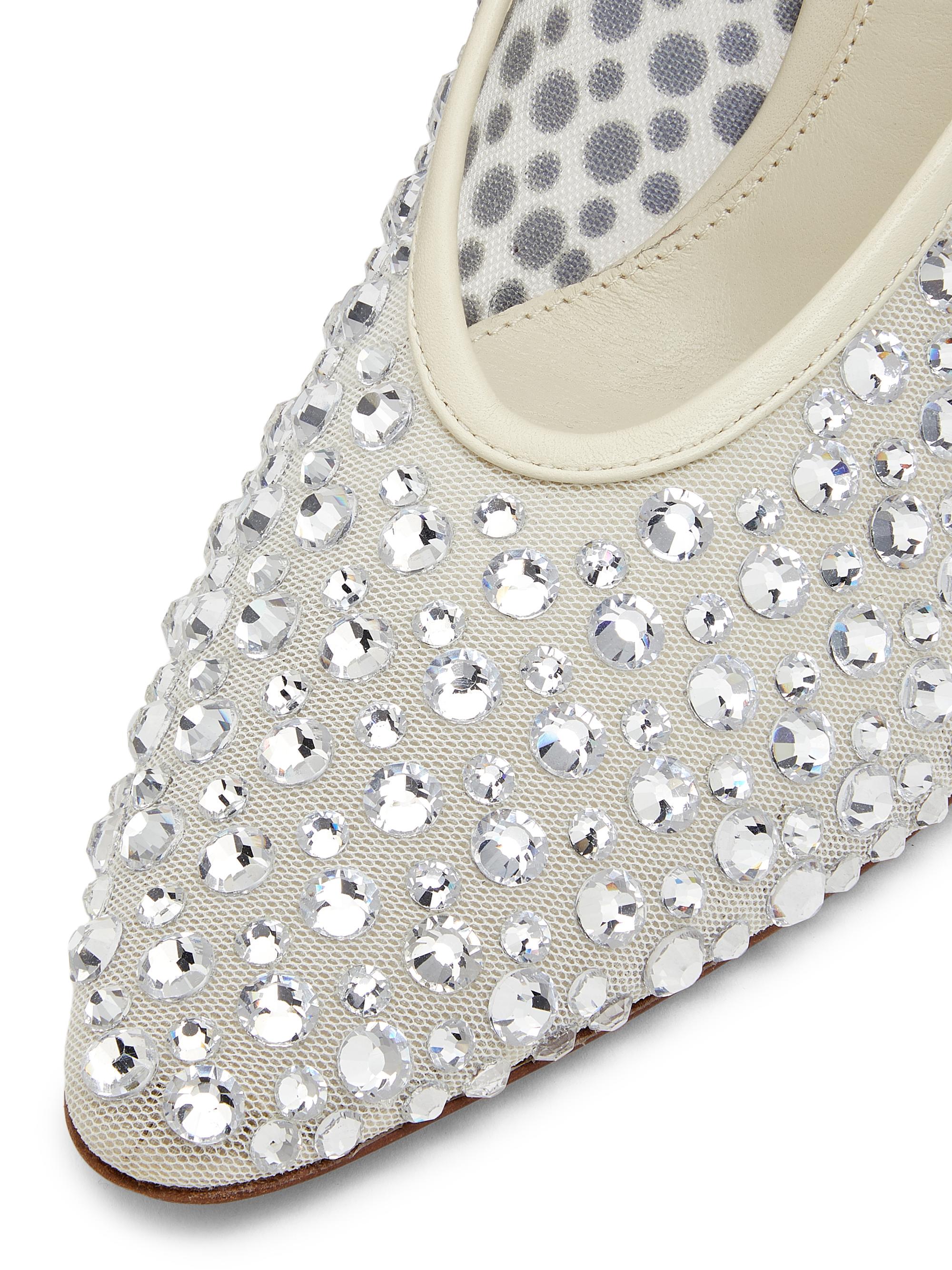 Bottega Veneta Sofia 90MM Crystal-Embellished Leather Pumps | Saks