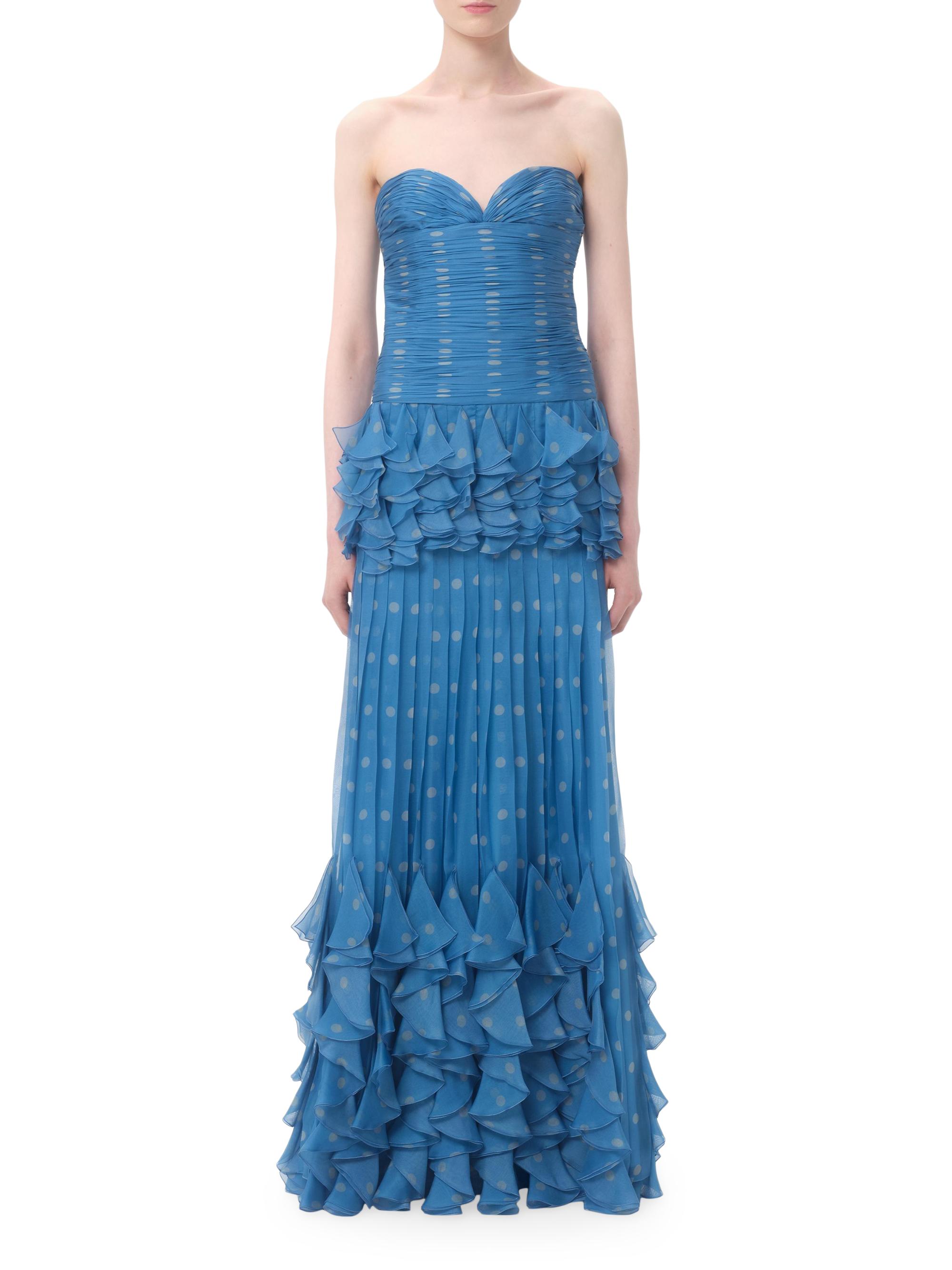 valentino dress blue Star dress Valentino Couture Spring 2015