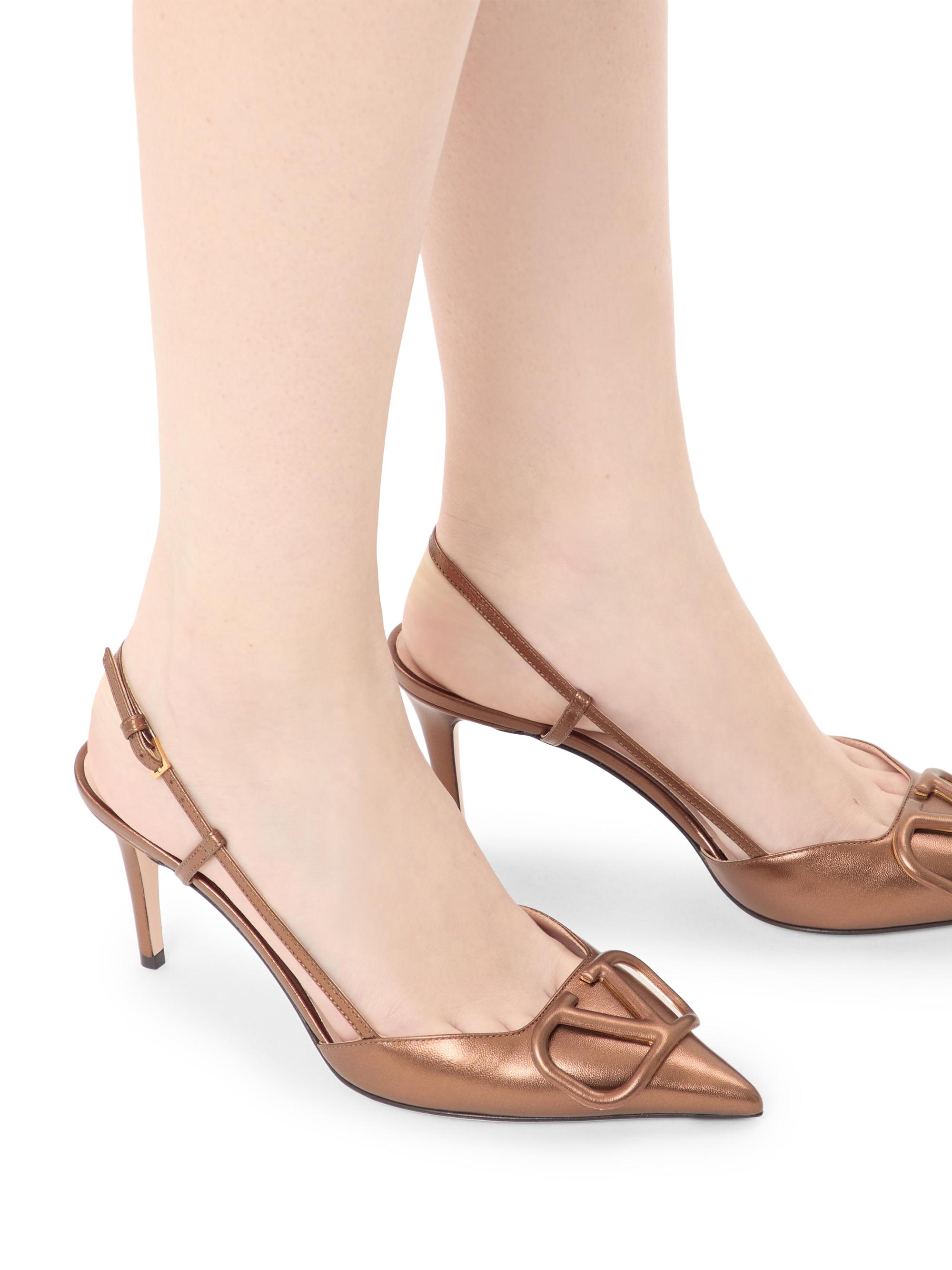 Valentino Garavani VLogo Signature Slingback Pumps 80MM | Saks