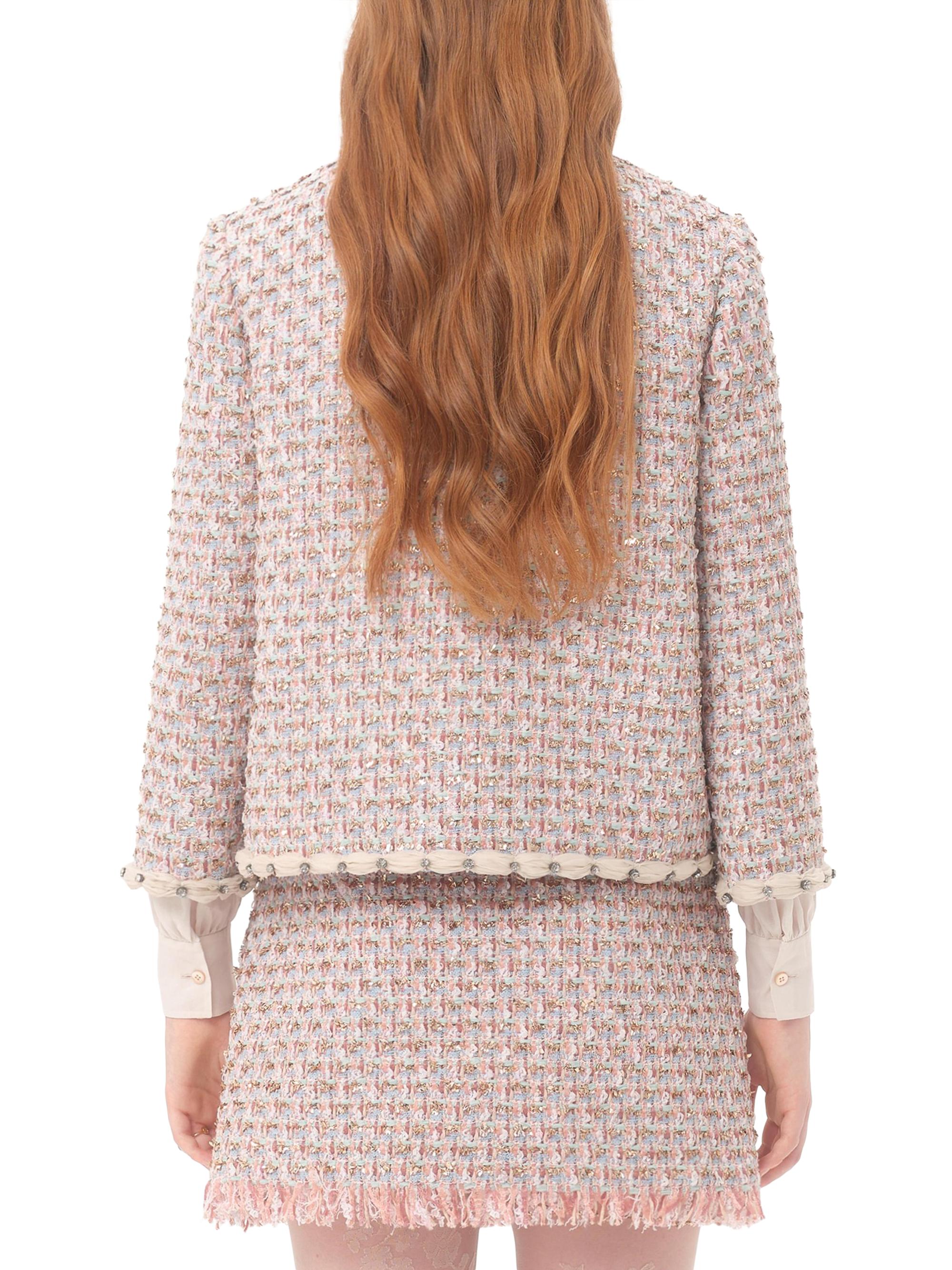 Valentino Garavani Embroidered Ribbon Tweed Jacket | Saks Fifth Avenue
