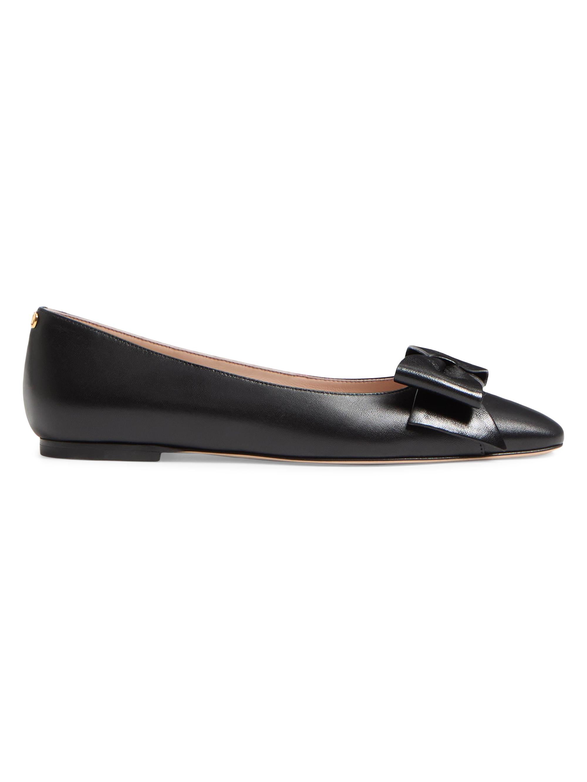 Valentino Garavani VLogo Signature Patent Leather Ballerina Flats