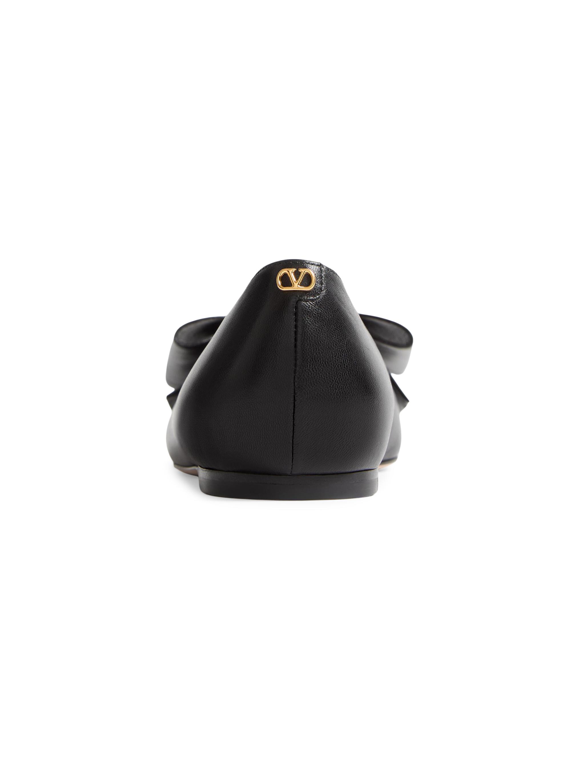 Valentino Garavani Bowow Kidskin Ballerinas | Saks Fifth Avenue
