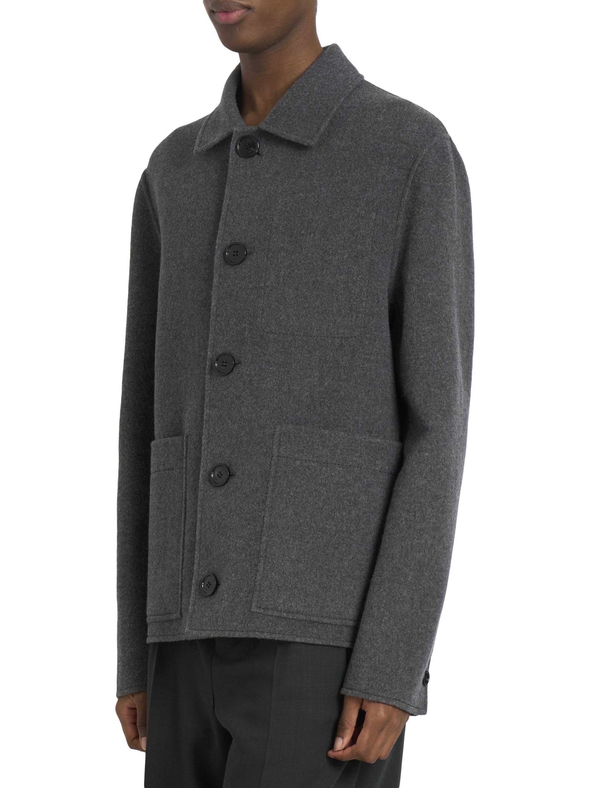 AMI Paris Boxy Button-Front Jacket | Saks Fifth Avenue