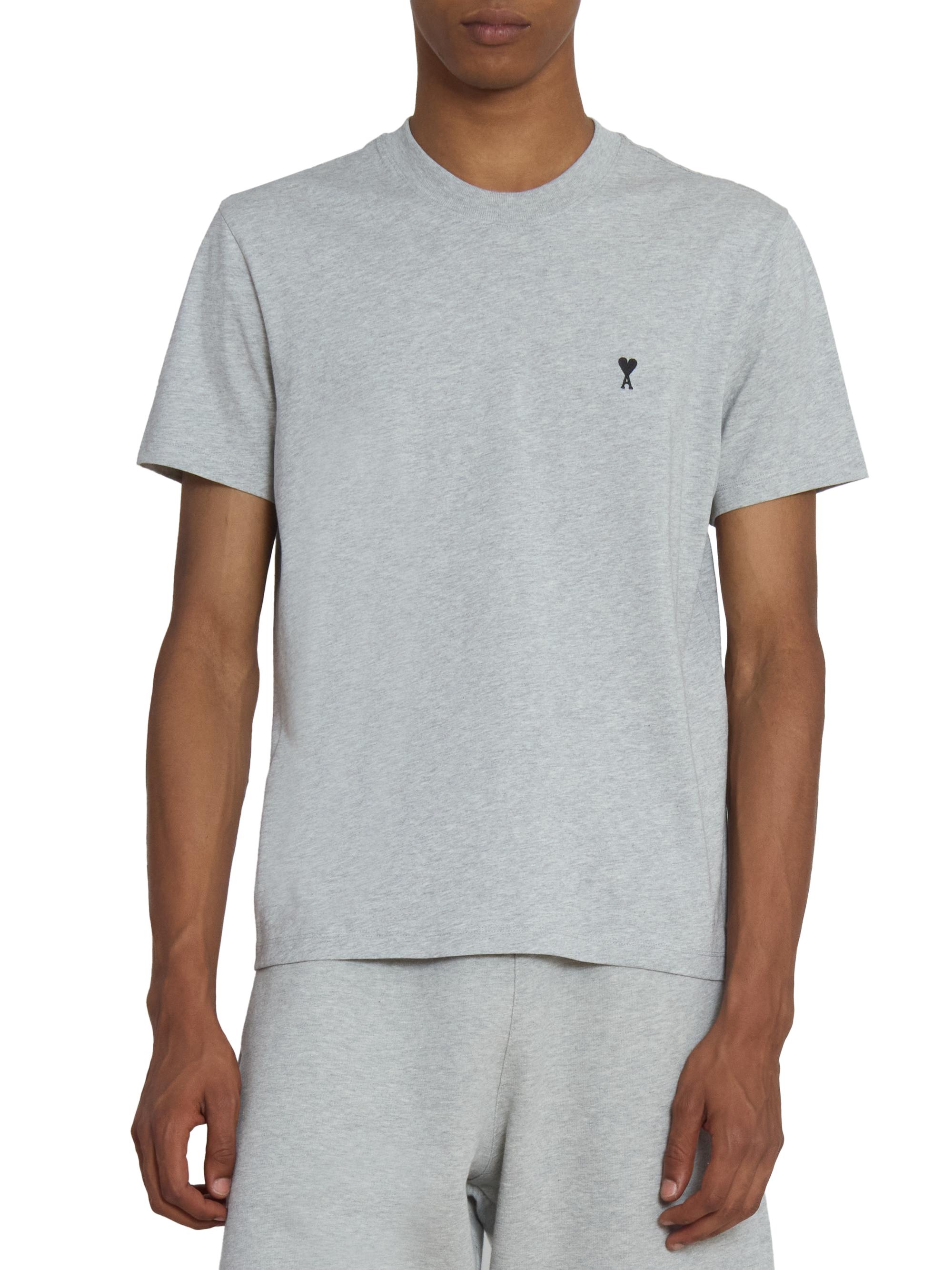 AMI Paris Contrasted Ami de Coeur Cotton T-Shirt | Saks Fifth Avenue