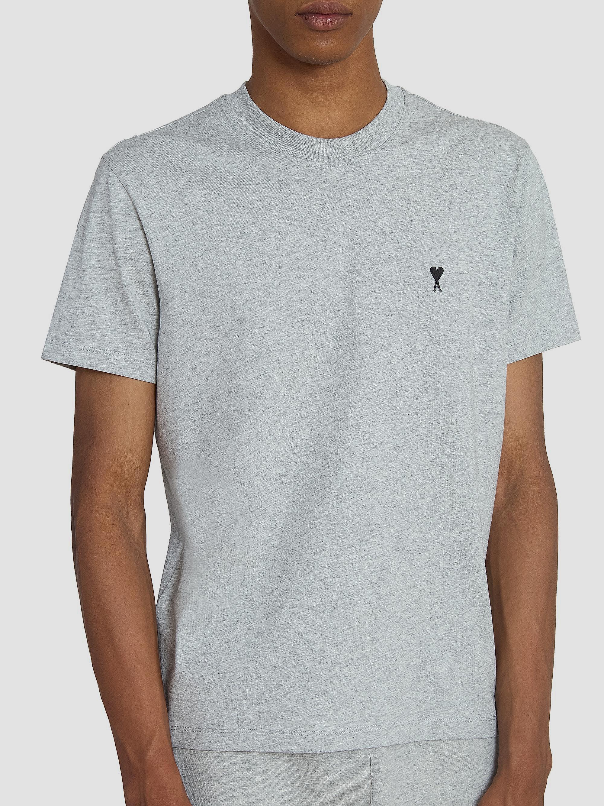 AMI Paris Contrasted Ami de Coeur Cotton T-Shirt | Saks Fifth Avenue