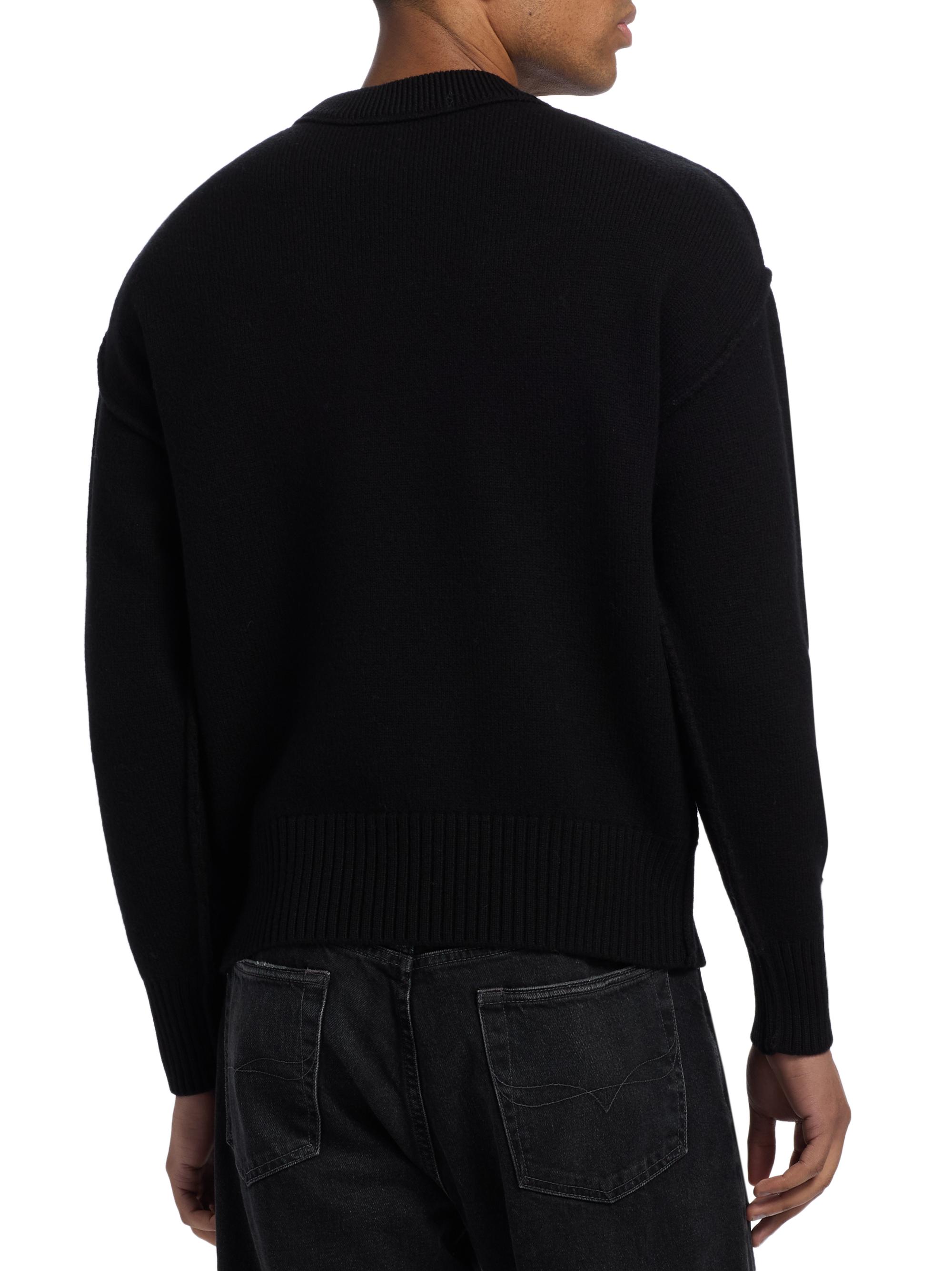 AMI Paris ADC Logo Wool Crewneck Sweater | Saks Fifth Avenue