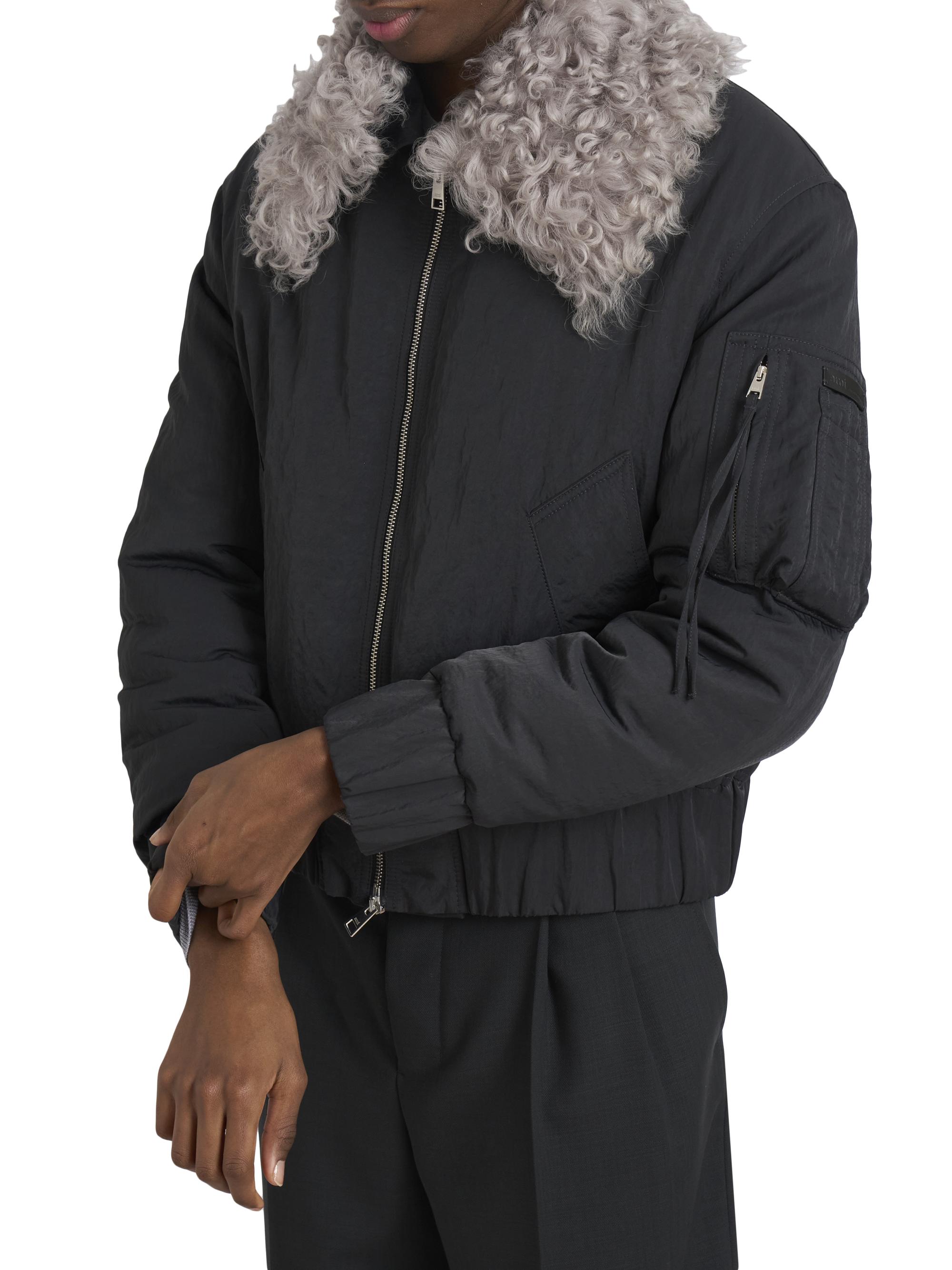 16日迄最終価格 　Ami Paris faux-fur jacket AMI Paris Shearling Bomber Jacket | Saks Fifth Avenue