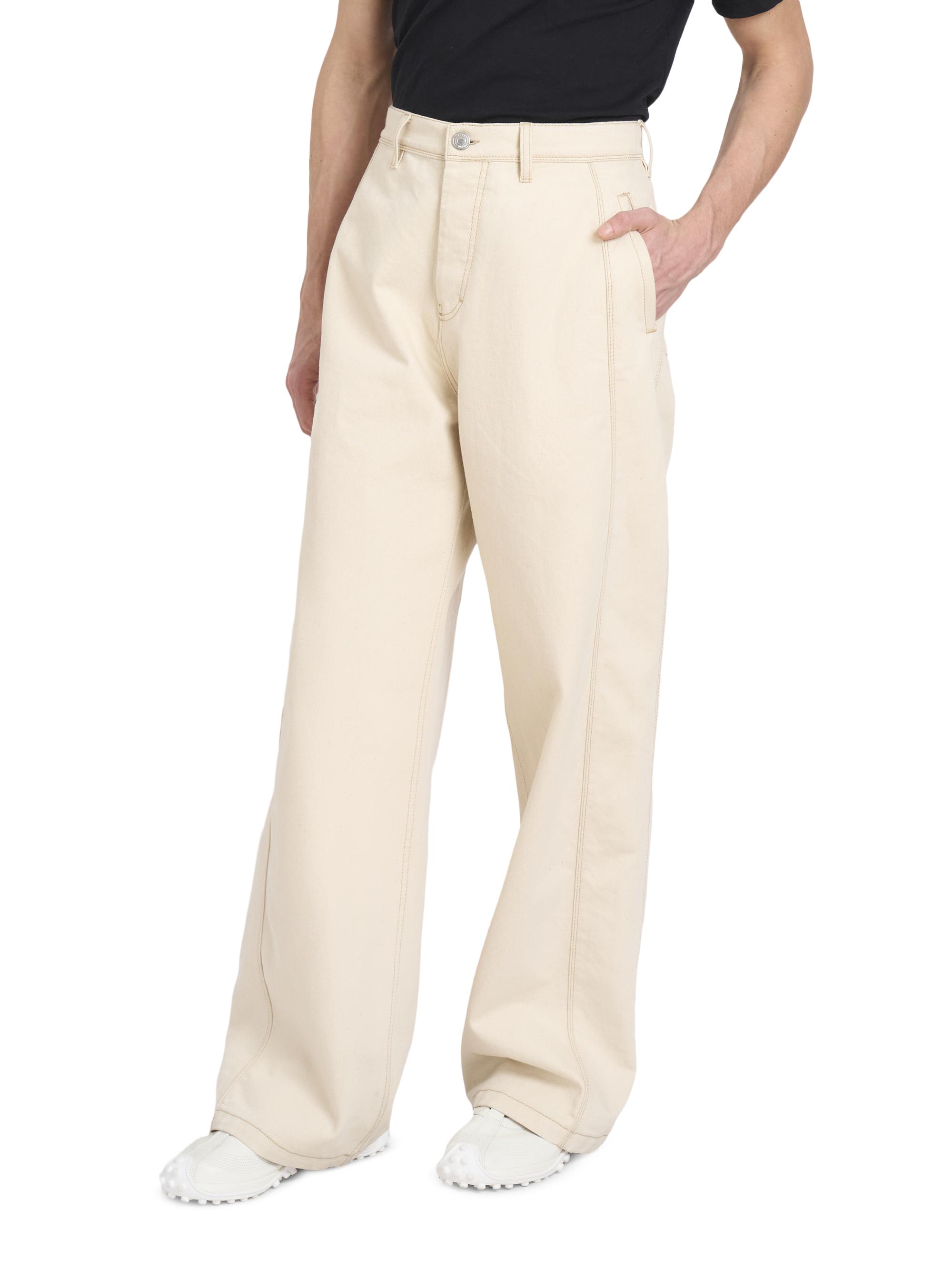 AMI Paris Side Panel Wide-Leg Jeans | Saks Fifth Avenue
