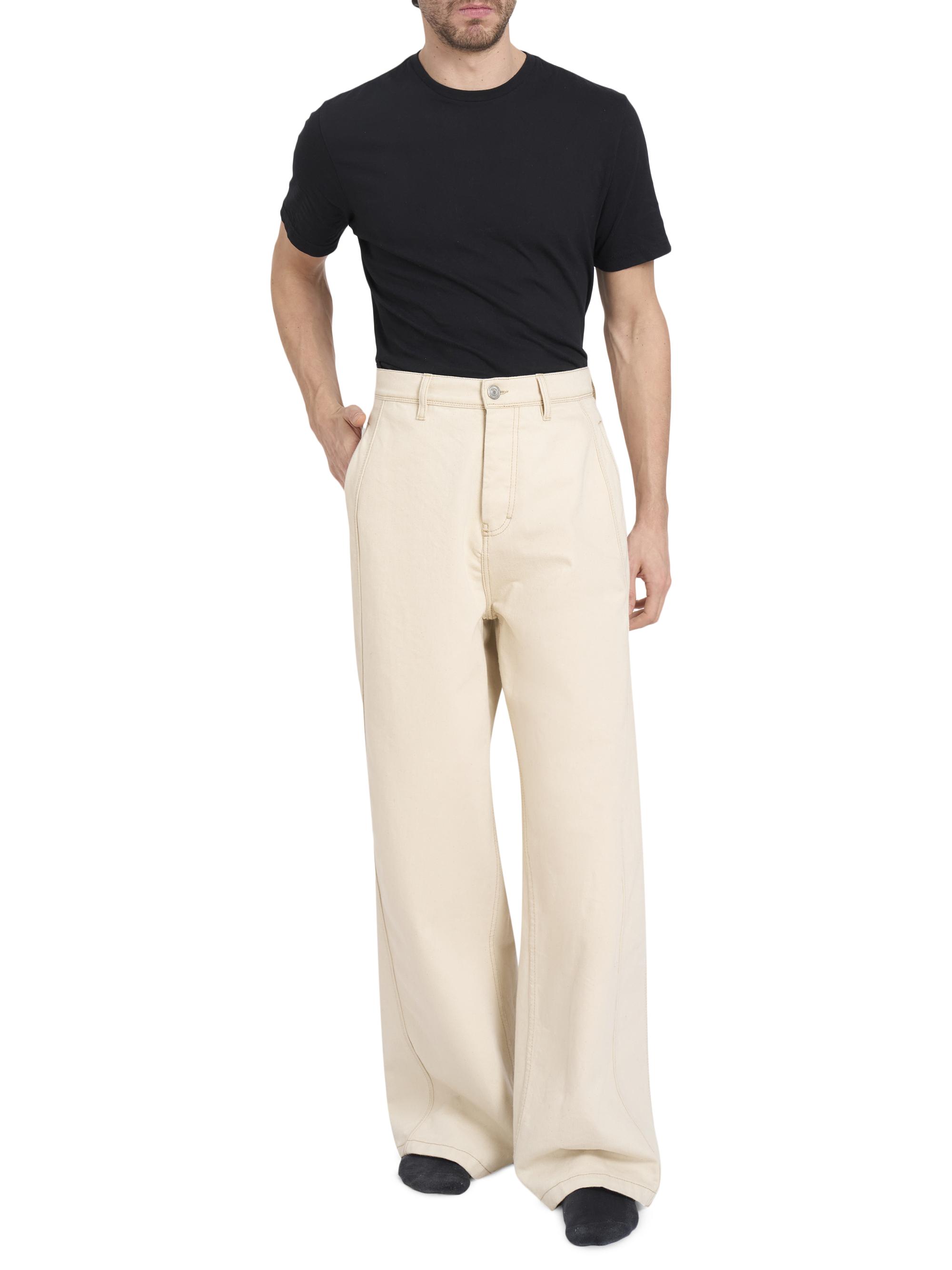 AMI Paris Side Panel Wide-Leg Jeans | Saks Fifth Avenue