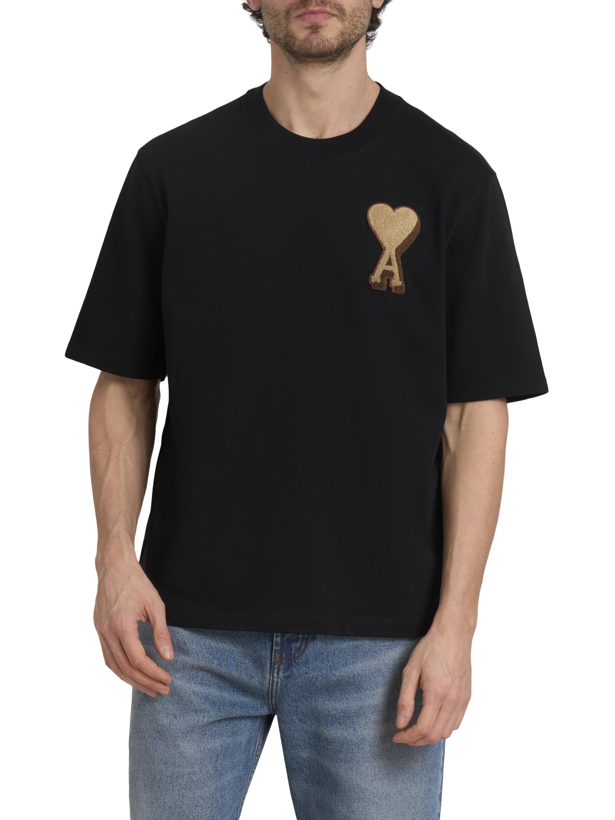 AMI Paris ADC Logo Patch T-Shirt | Saks Fifth Avenue
