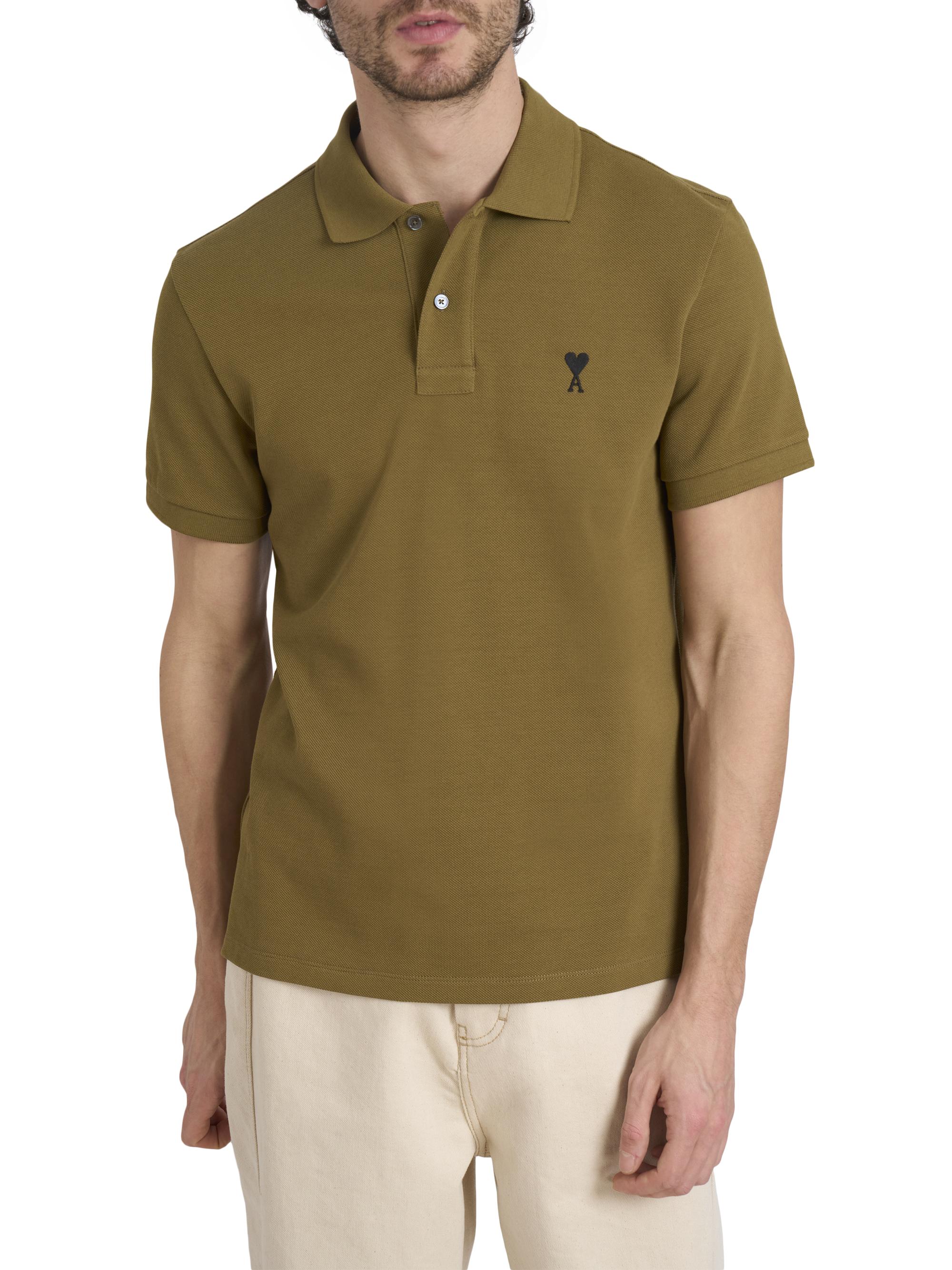 AMI Paris ADC Logo Polo Shirt | Saks Fifth Avenue