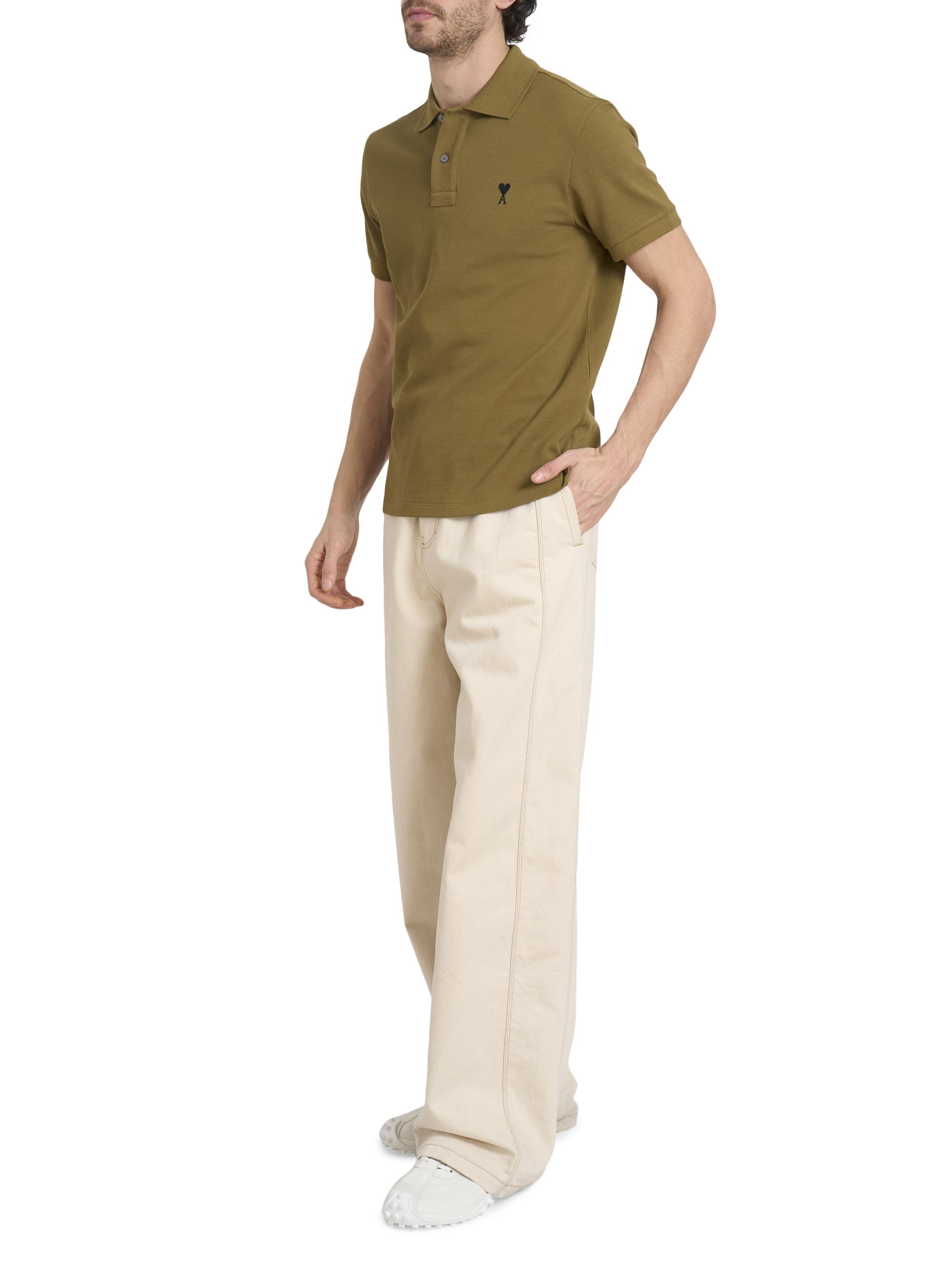 AMI Paris ADC Logo Polo Shirt | Saks Fifth Avenue