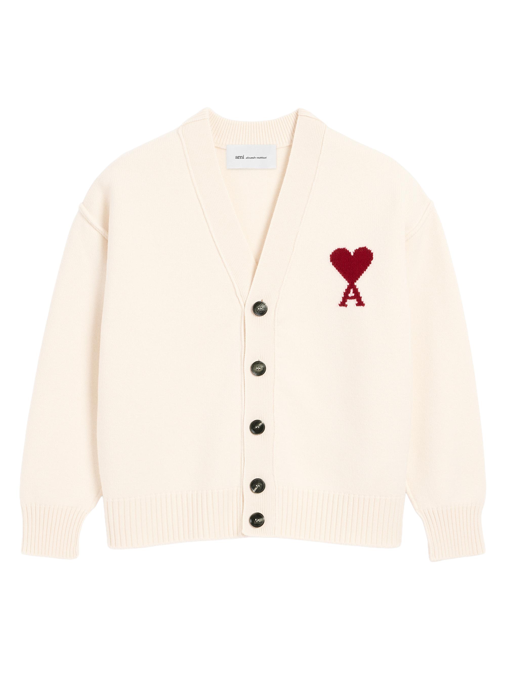 AMI Paris Ami de Coeur Cardigan | Saks Fifth Avenue
