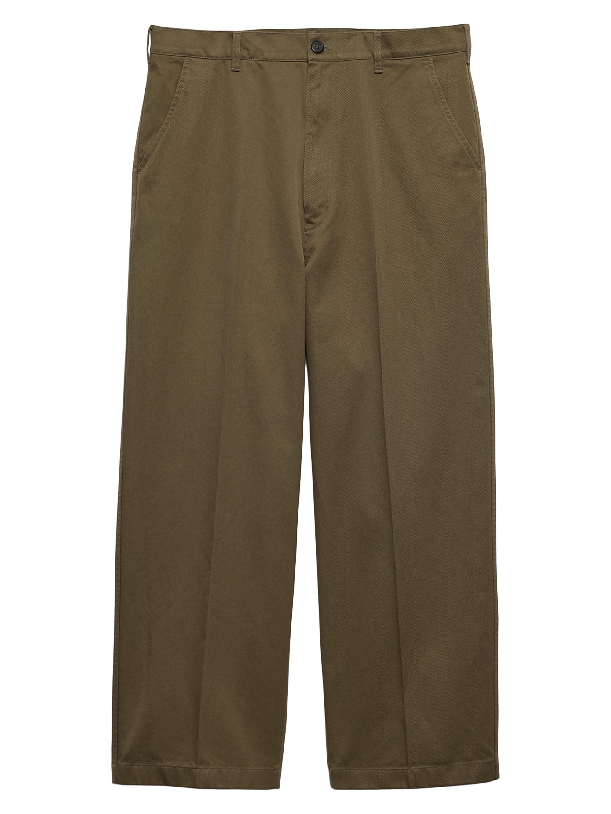 Prada Men's Cotton Chino Pants - Green