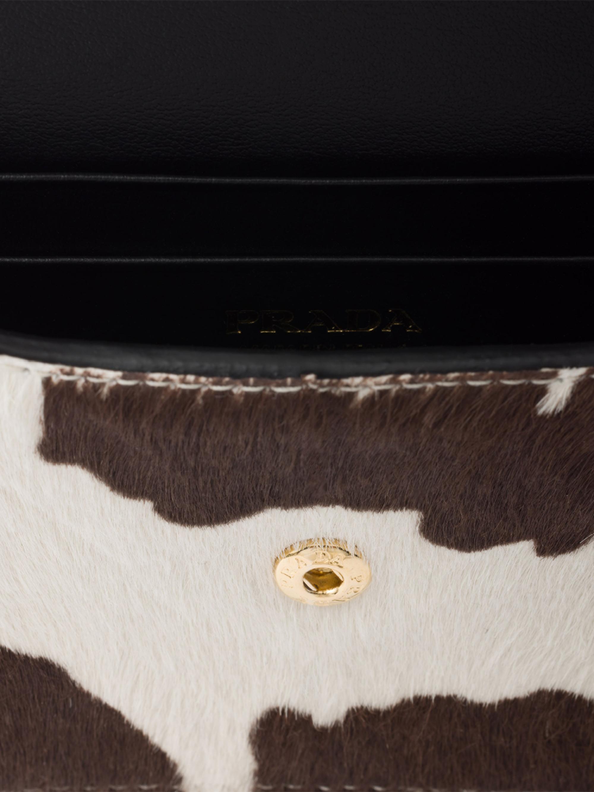 Prada Printed Leather Card Holder with Shoulder Strap | Saks Fifth