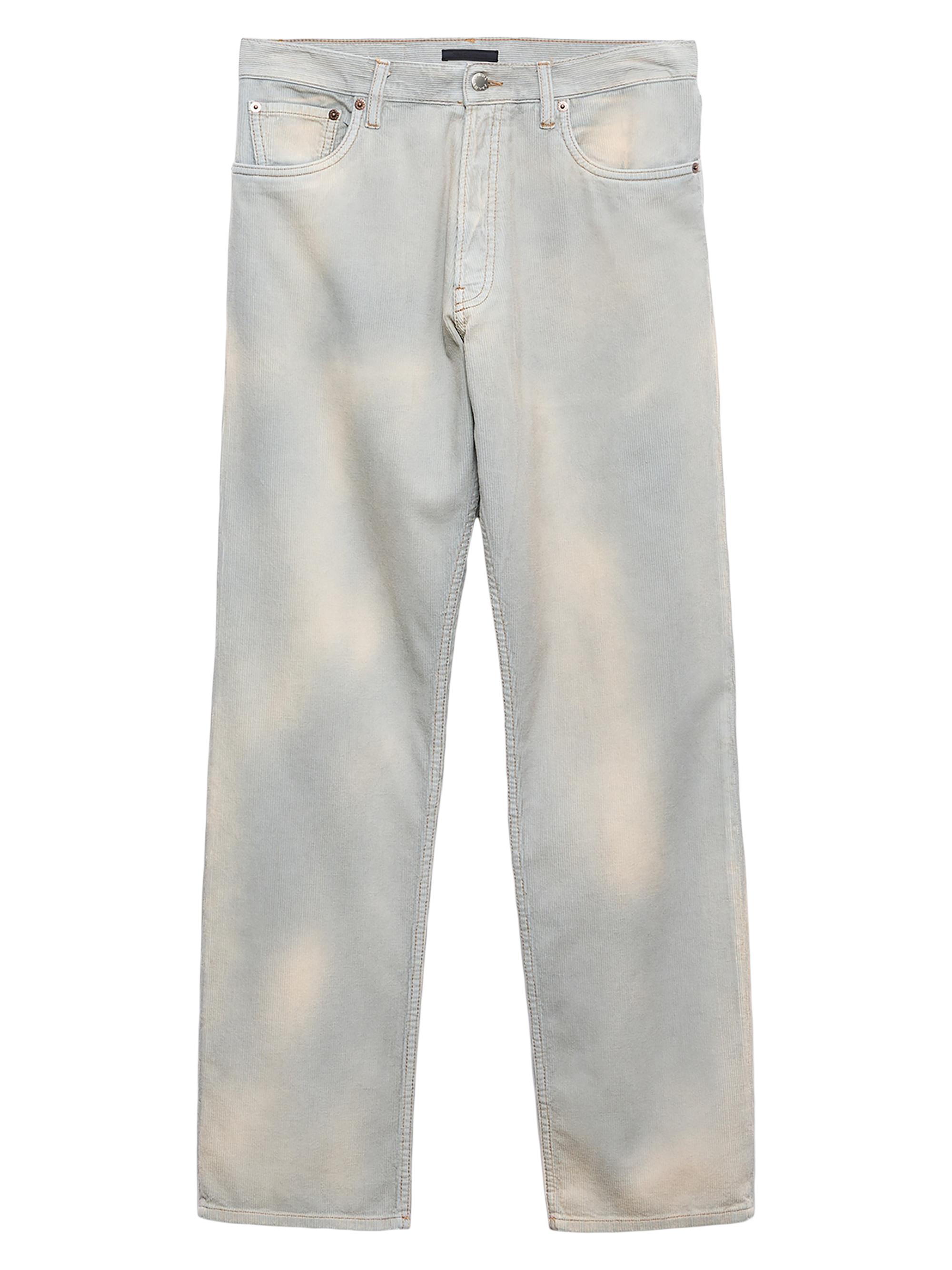 Prada Men's Corduroy Jeans - Blue