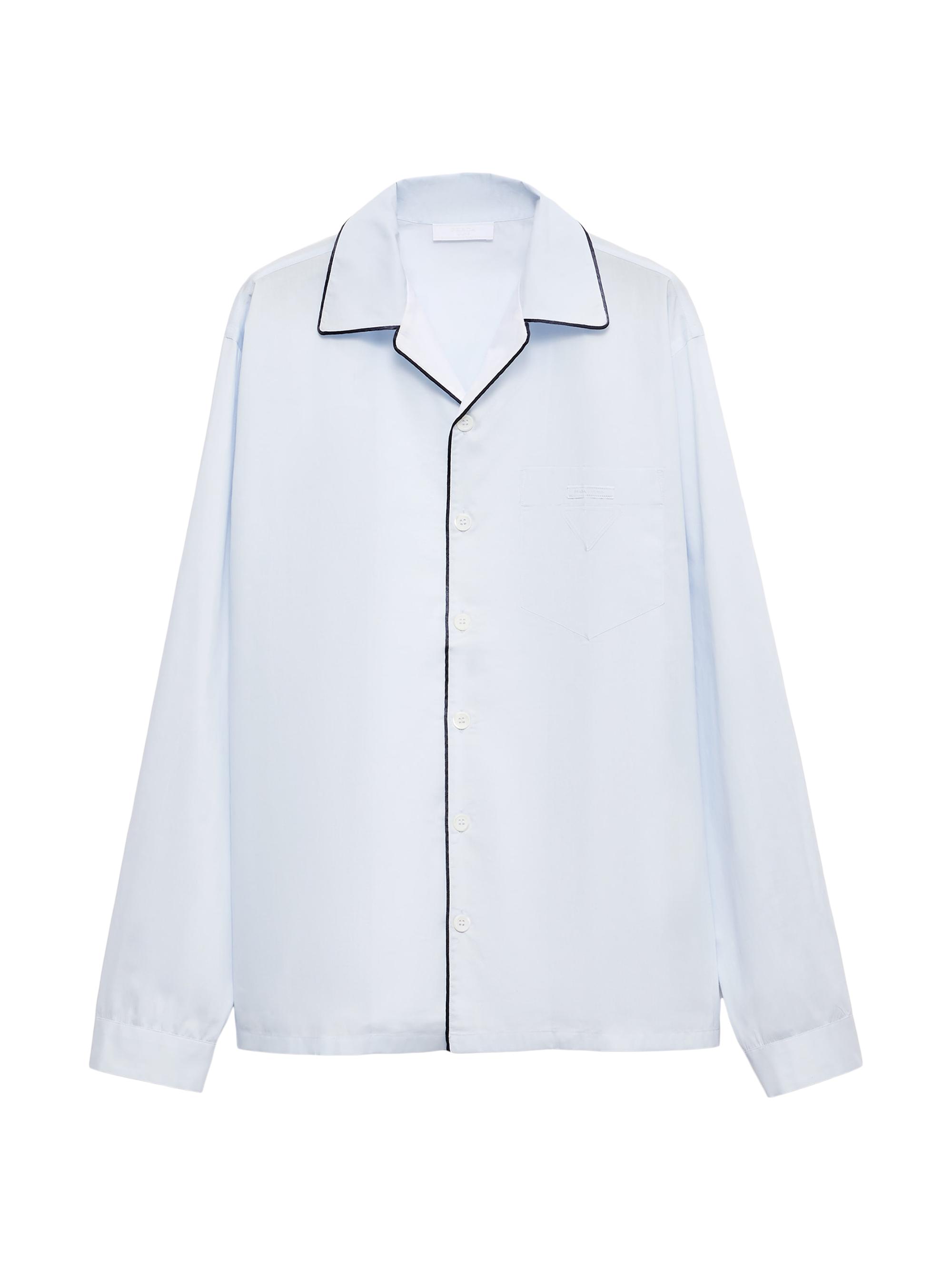 Prada Men's Cotton Shirt - Blue