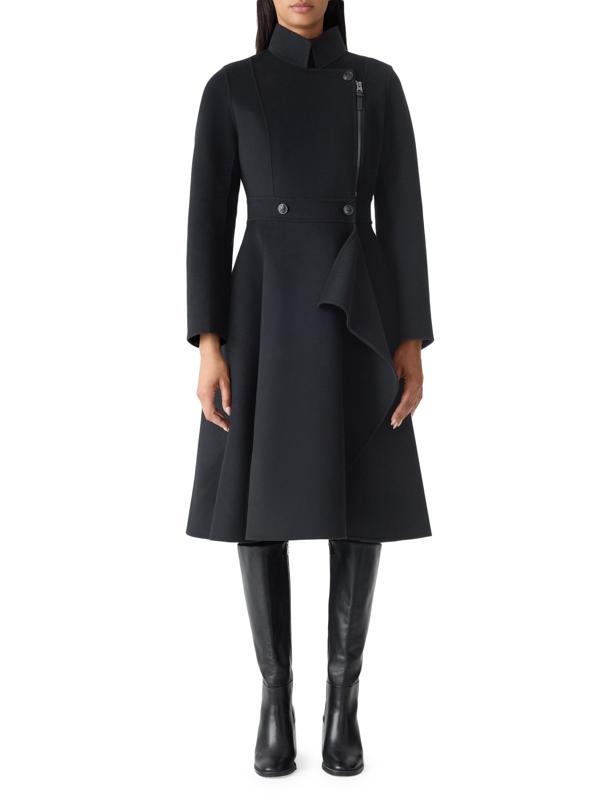 Mackage Annia Wool Flared Wrap Coat | Saks Fifth Avenue