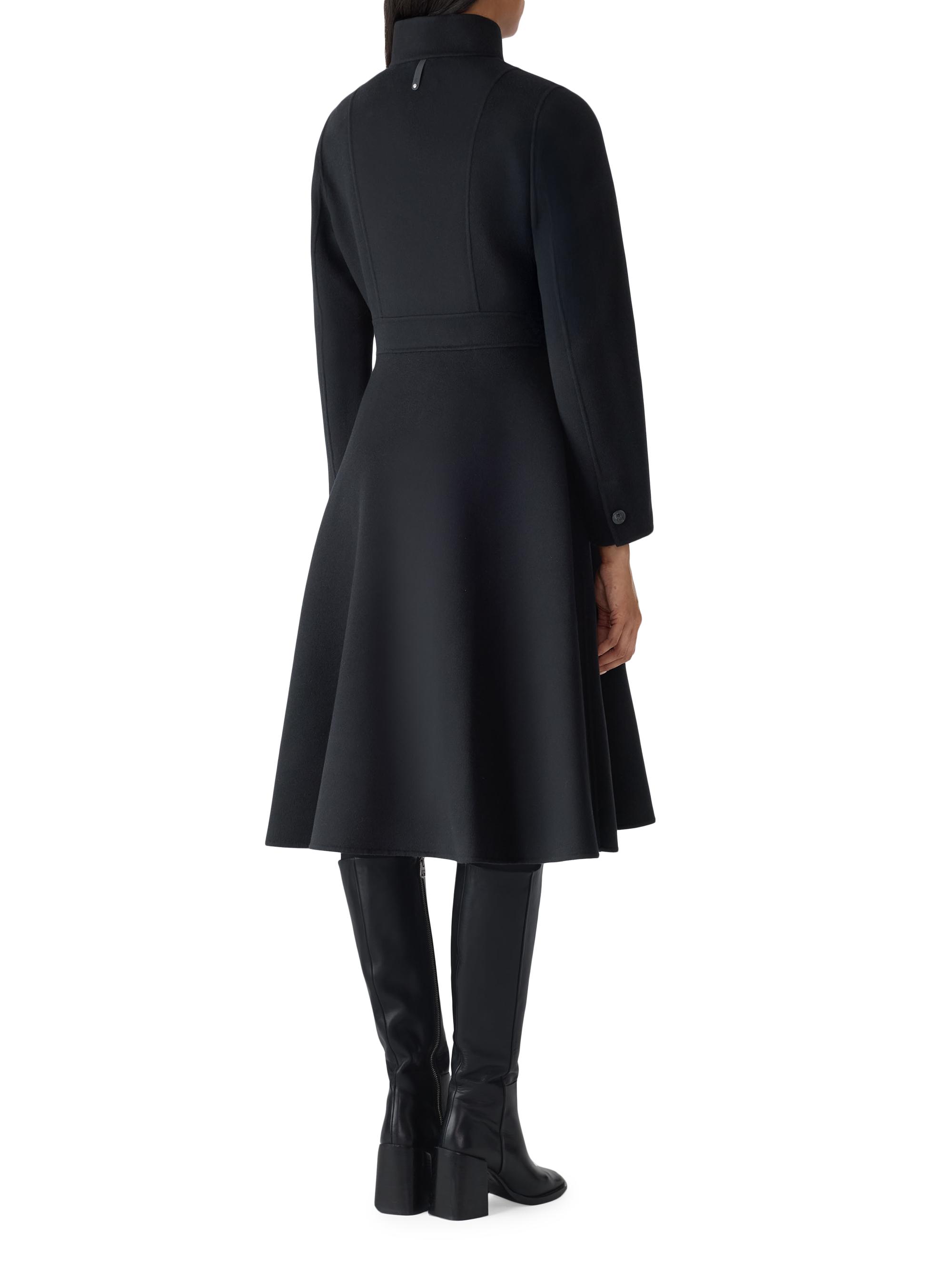 ❤️Import Roosa alba プリーツ ロングコート ブラック46 Mackage Annia Wool Flared Wrap Coat | Saks Fifth Avenue