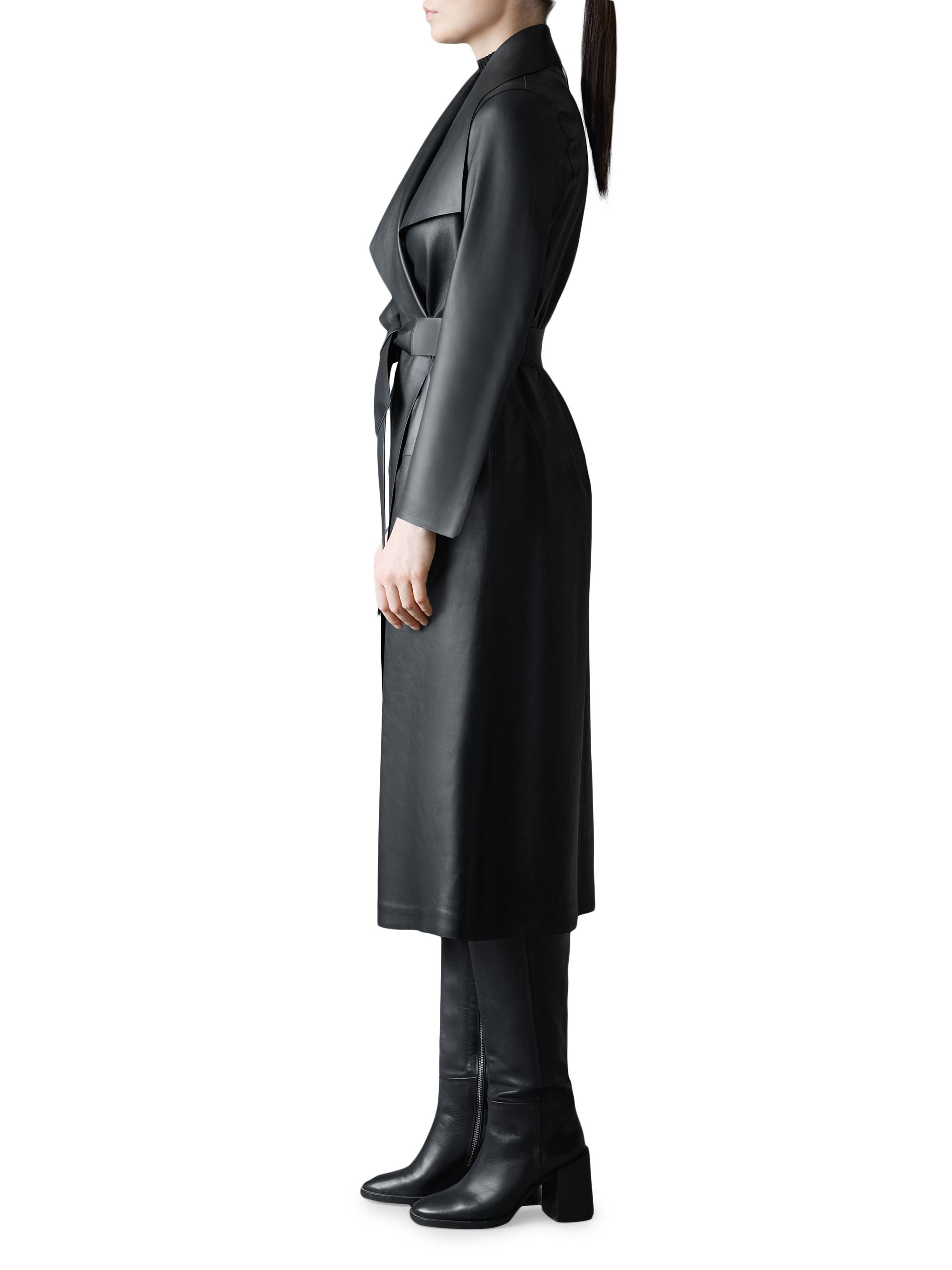 knee length dresses for ladies LITZY Quilted Leather Jacket with Hood for Women main image 0