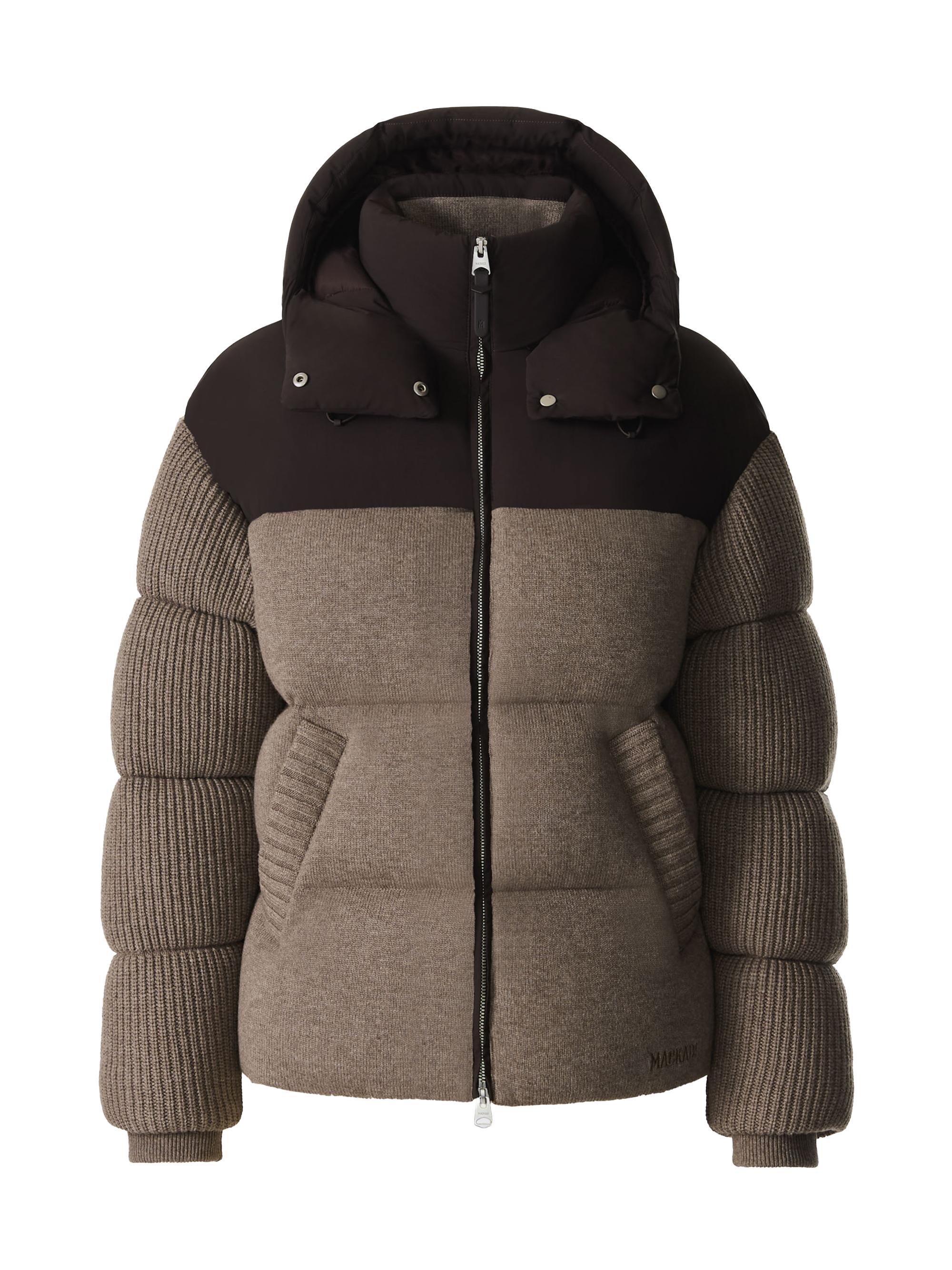Mackage Madalyn Flocked Medium Down Jacket | Saks Fifth Avenue