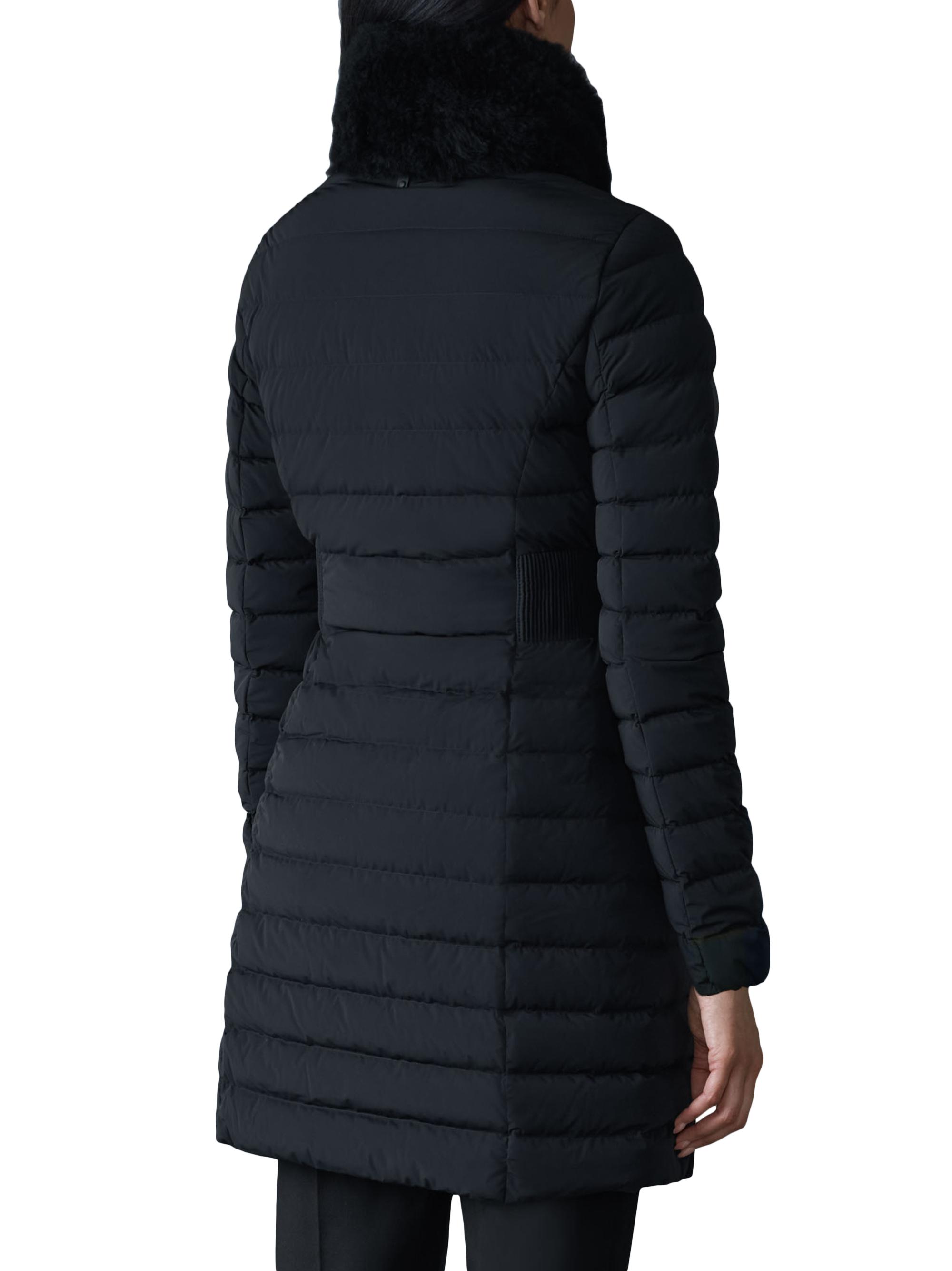 Mackage Lyris Shearling-Trim Down Coat | Saks Fifth Avenue