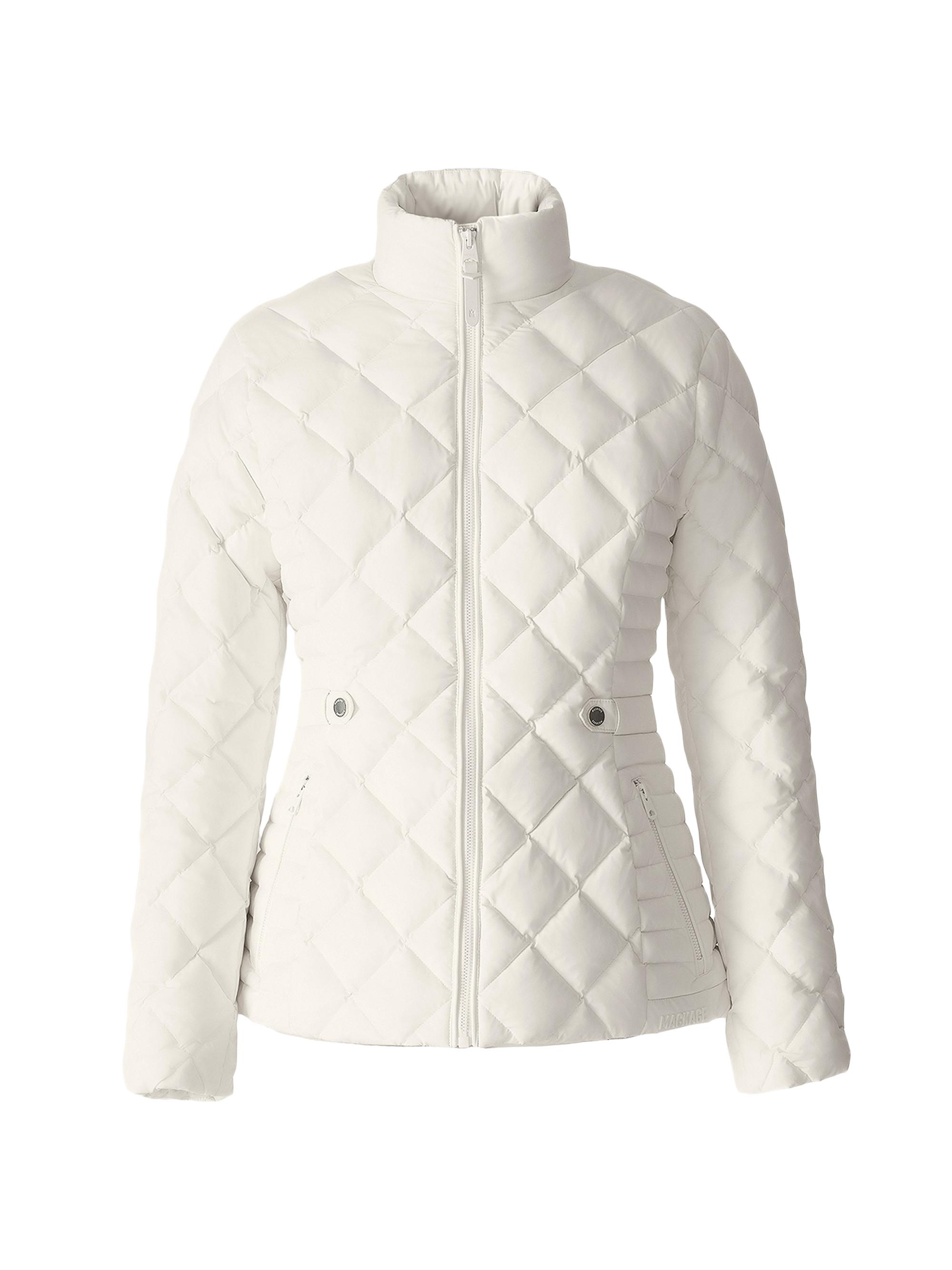 Mackage Women's Vik Quilted Down Jacket - Cream